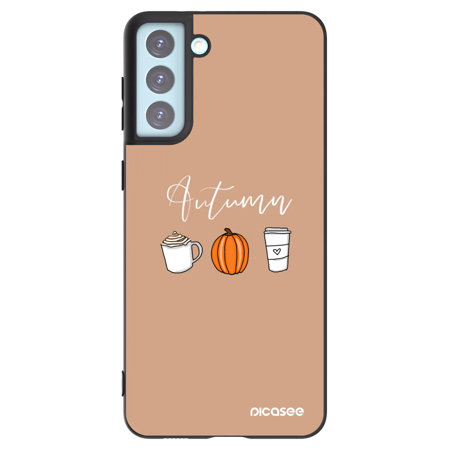 Picasee husă neagră din silicon pentru Samsung Galaxy S21+ 5G G996F - Autumn
