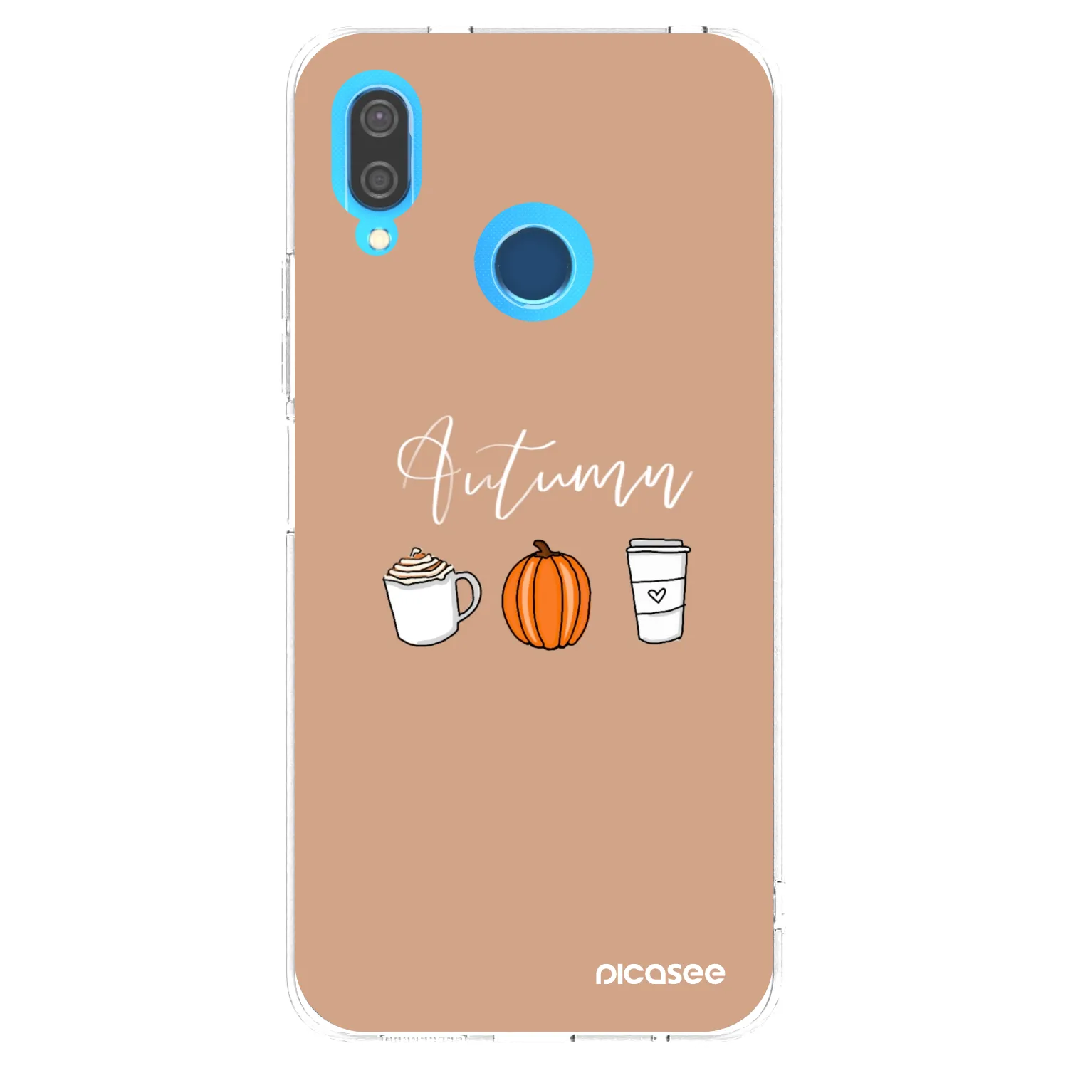 Picasee husă transparentă din silicon pentru Huawei P20 Lite - Autumn