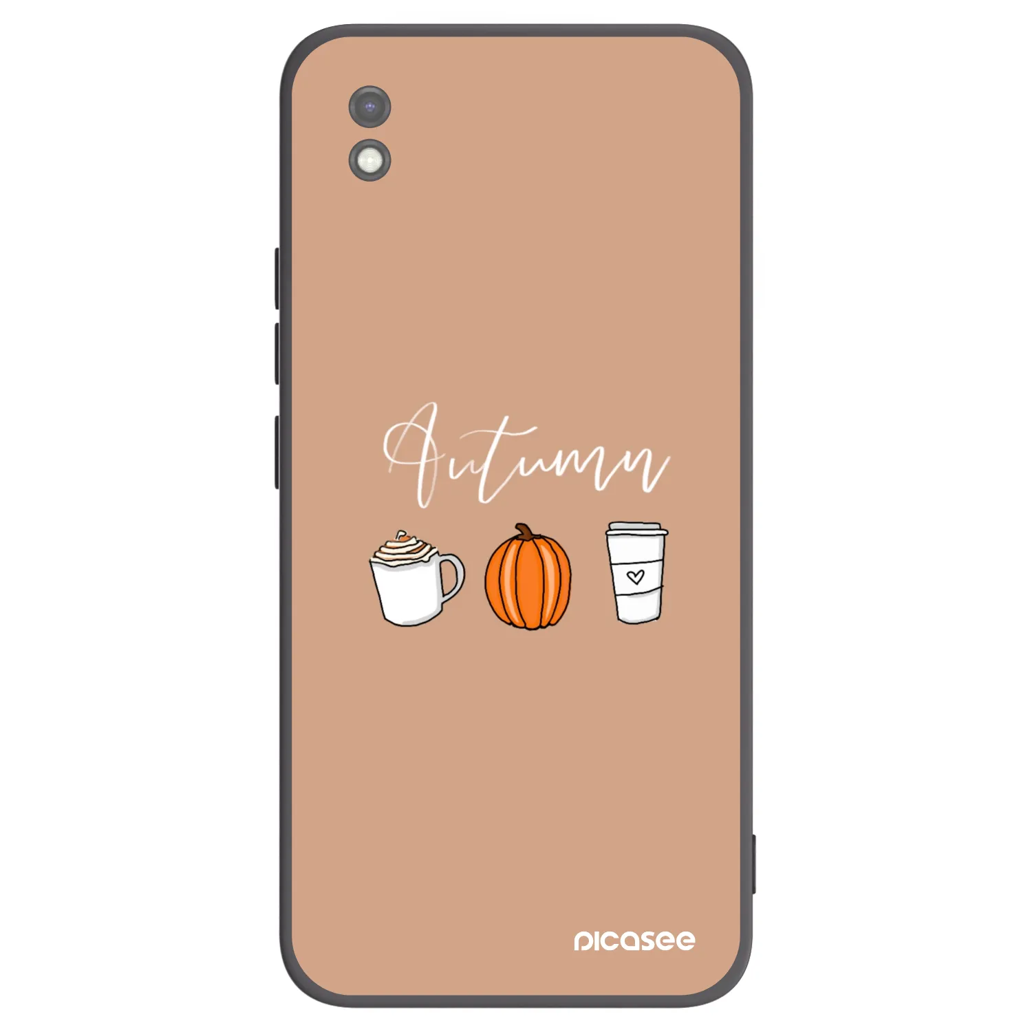 Picasee husă neagră din silicon pentru Xiaomi Redmi 9AT - Autumn