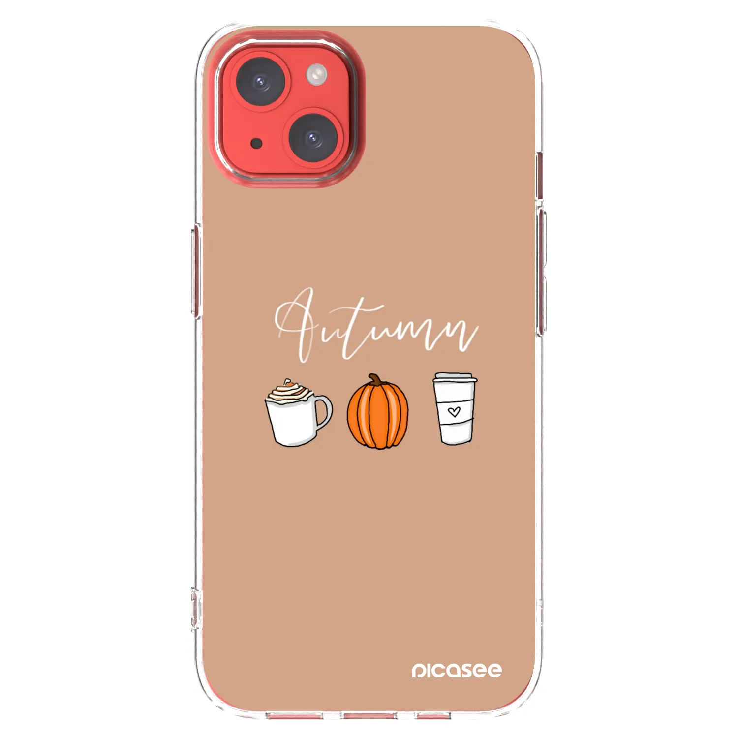 Picasee husă transparentă din silicon pentru Apple iPhone 13 - Autumn