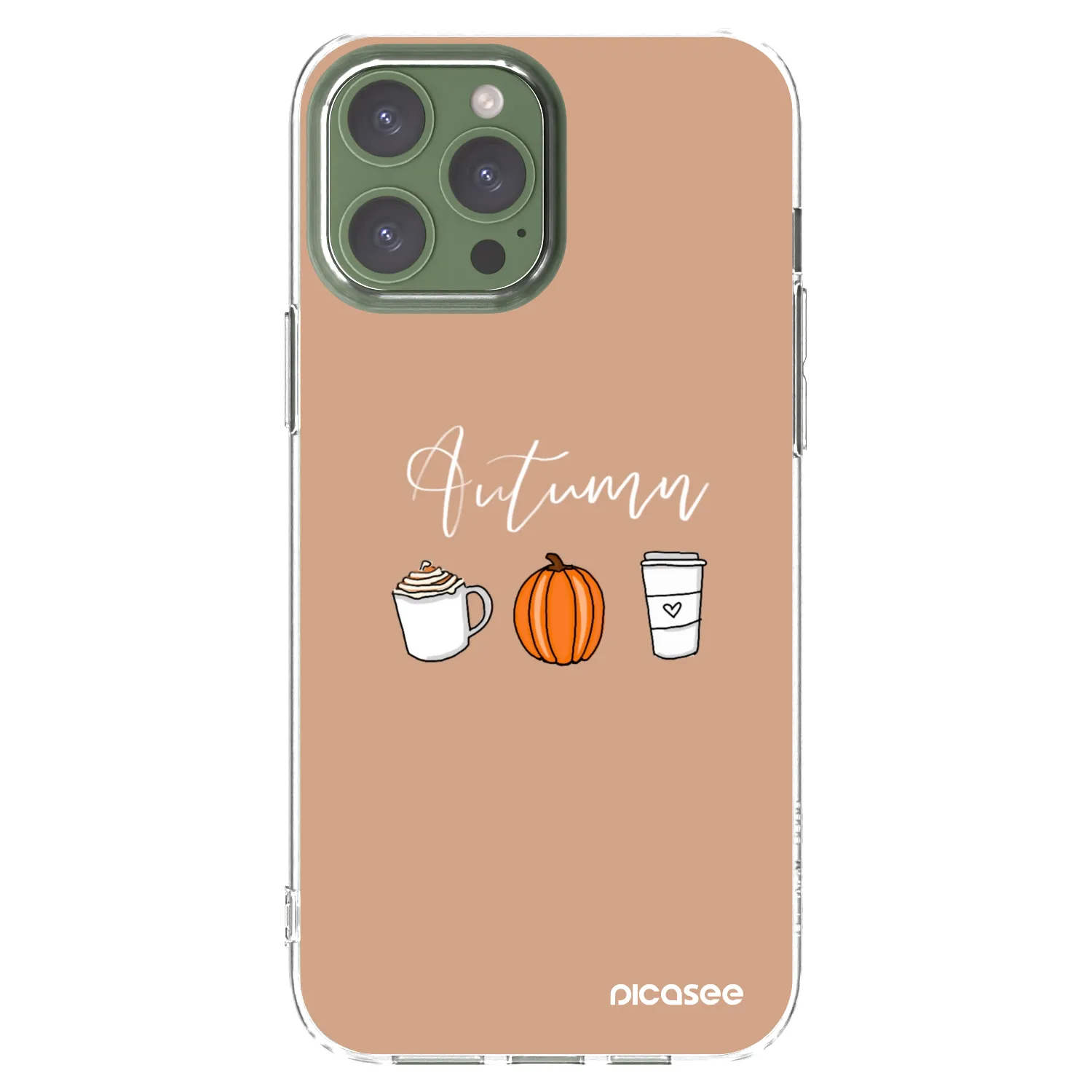 Picasee husă transparentă din silicon pentru Apple iPhone 13 Pro Max - Autumn