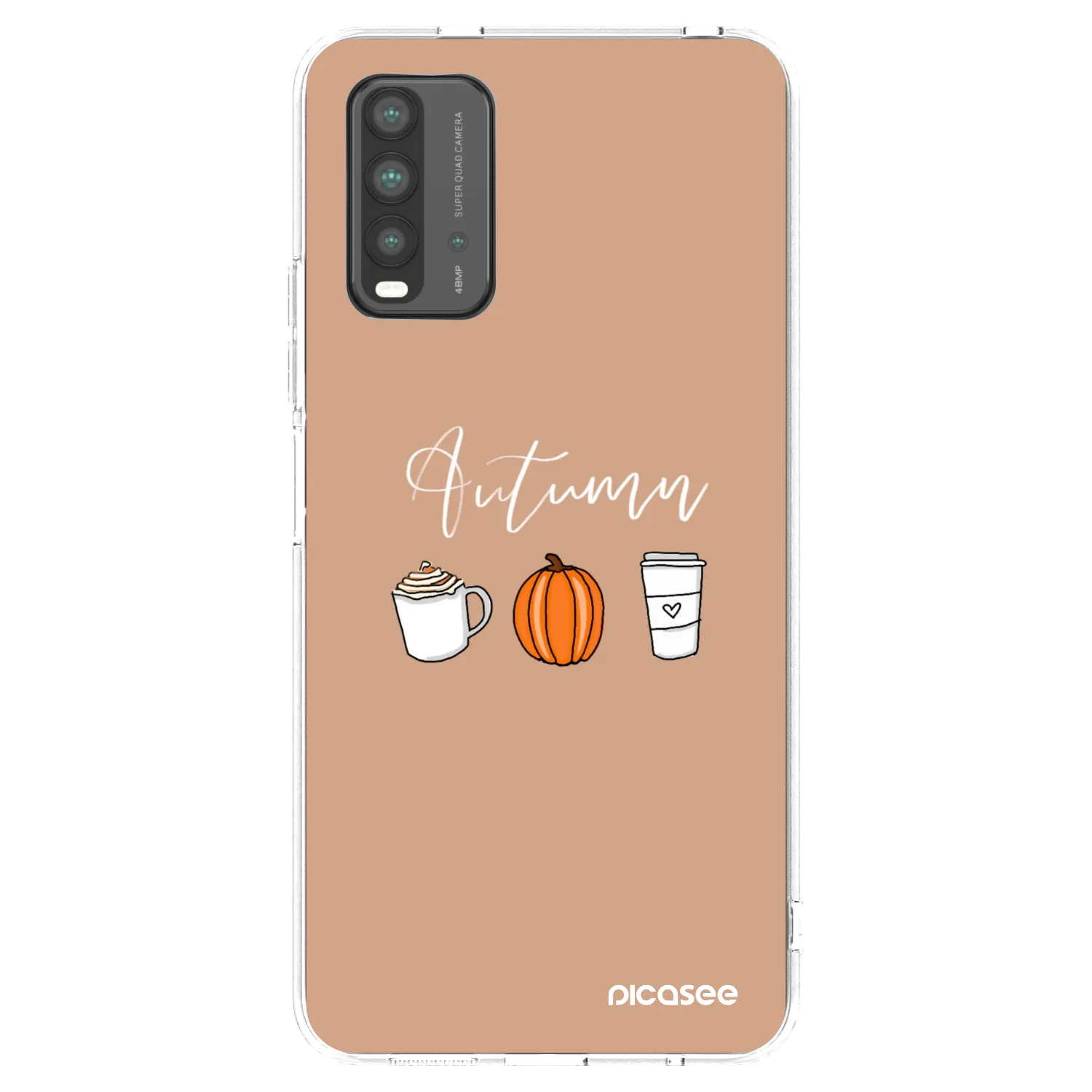 Picasee husă transparentă din silicon pentru Xiaomi Redmi 9T - Autumn