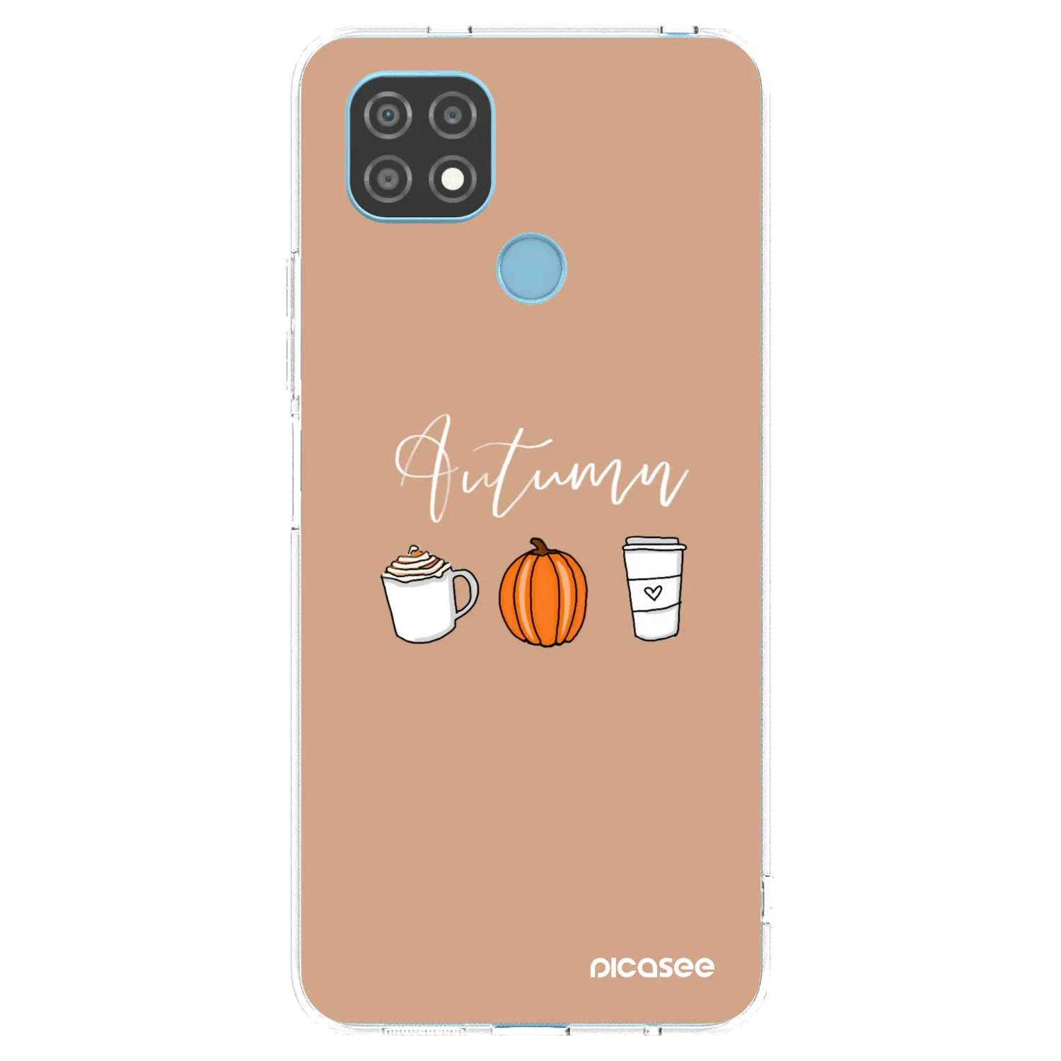 Picasee husă transparentă din silicon pentru Realme C21 - Autumn