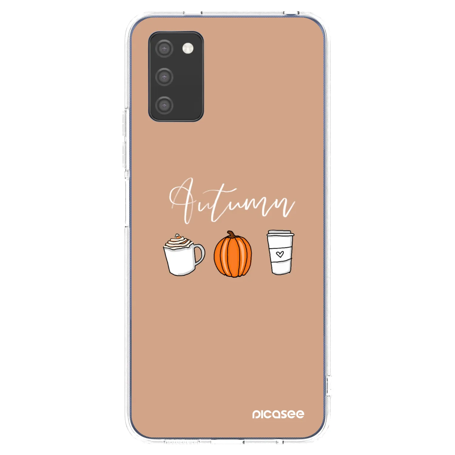 Picasee husă transparentă din silicon pentru Samsung Galaxy A03s A037G - Autumn