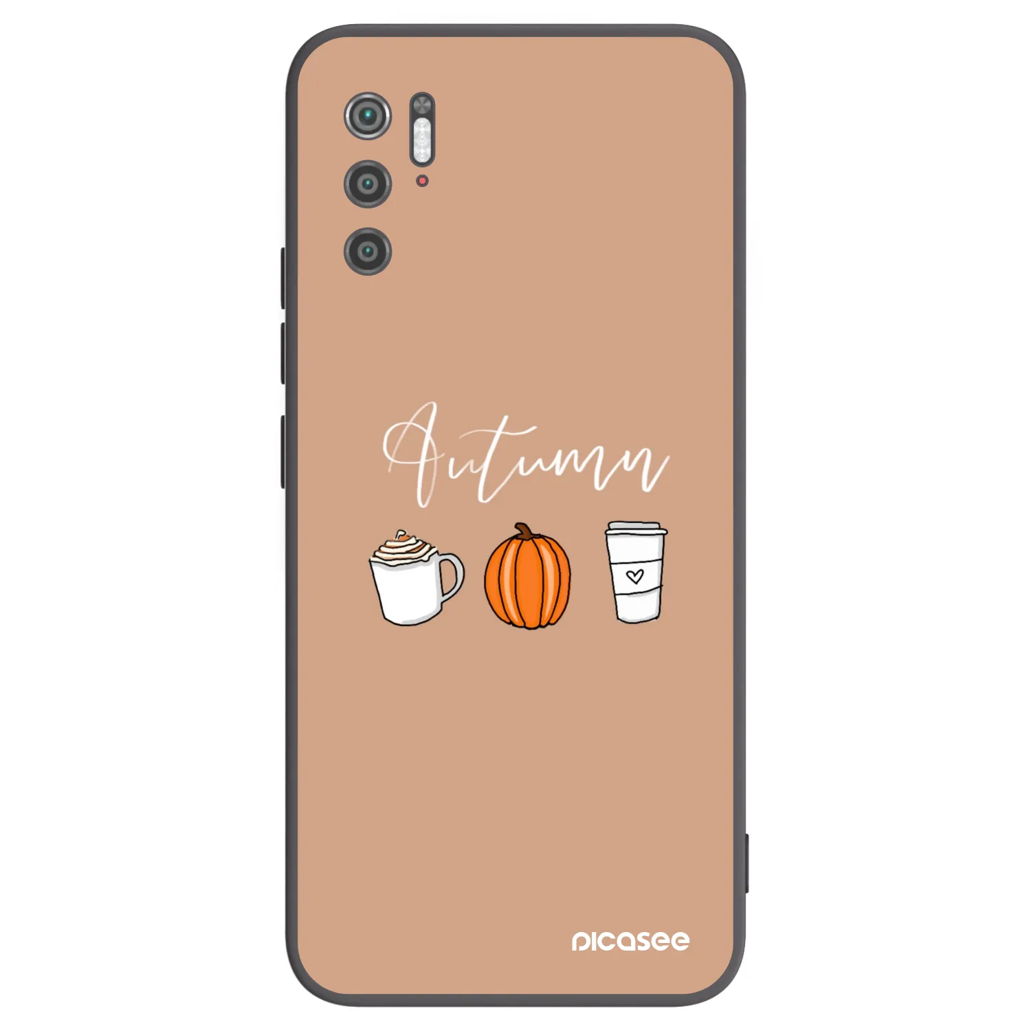 Picasee husă neagră din silicon pentru Xiaomi Poco M3 Pro 5G - Autumn