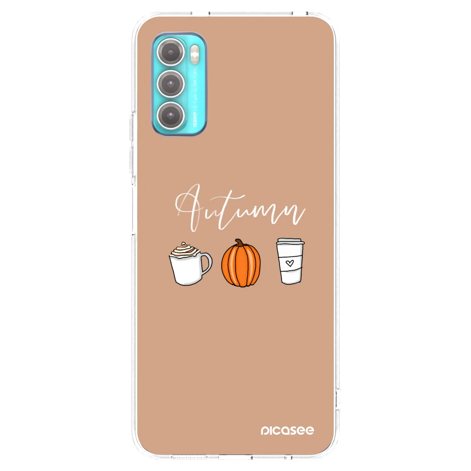 Picasee husă transparentă din silicon pentru Motorola Moto G60 - Autumn