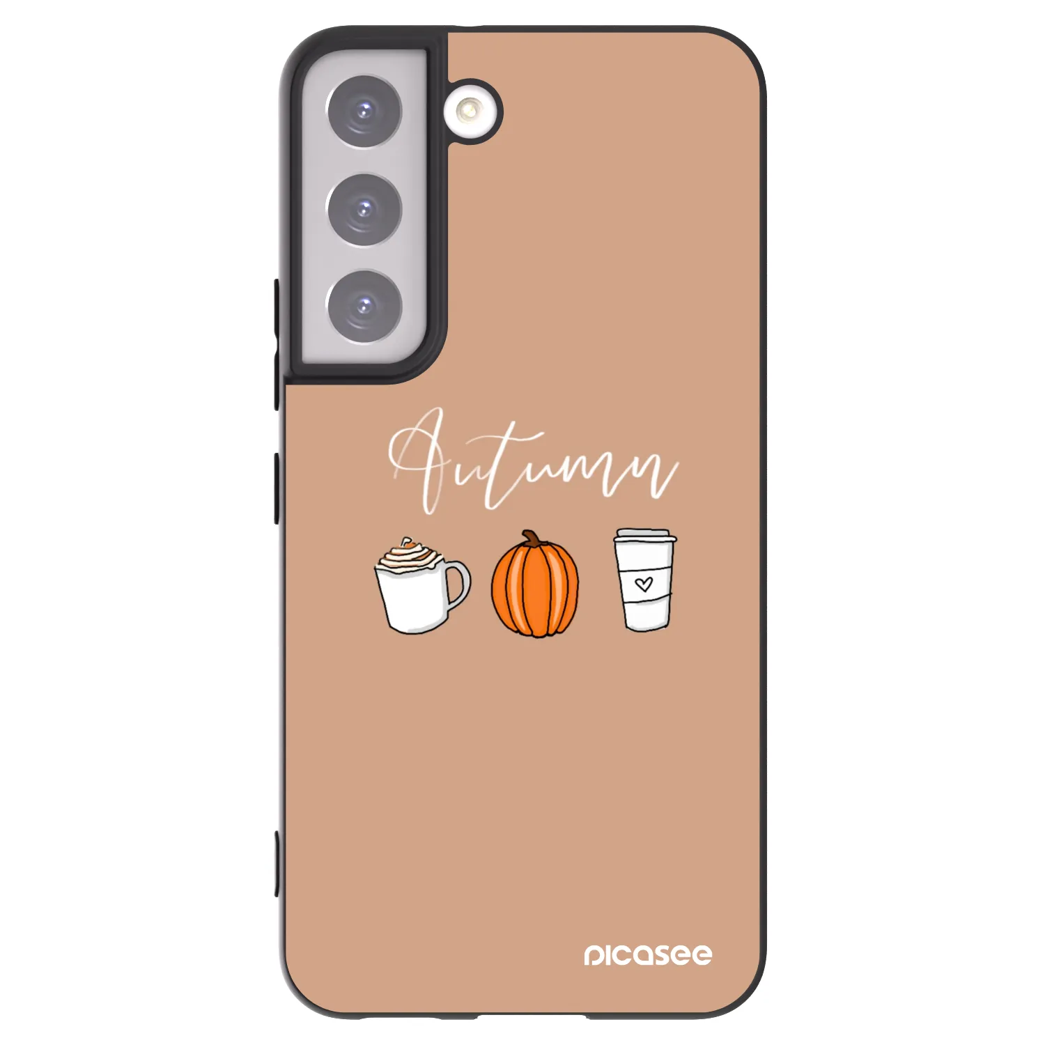 Picasee husă neagră din silicon pentru Samsung Galaxy S22 5G - Autumn