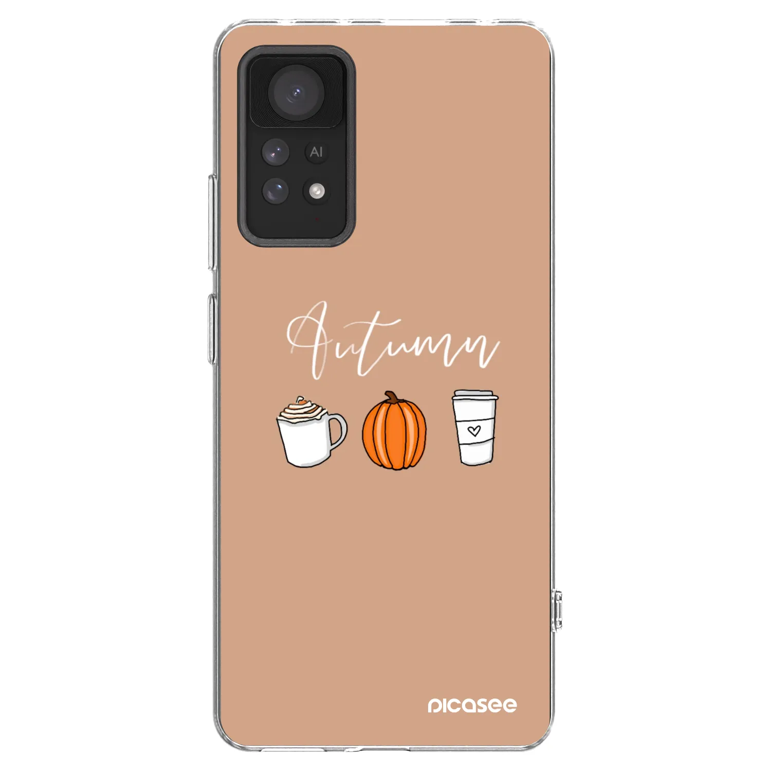Picasee husă transparentă din silicon pentru Xiaomi Redmi Note 11 Pro - Autumn