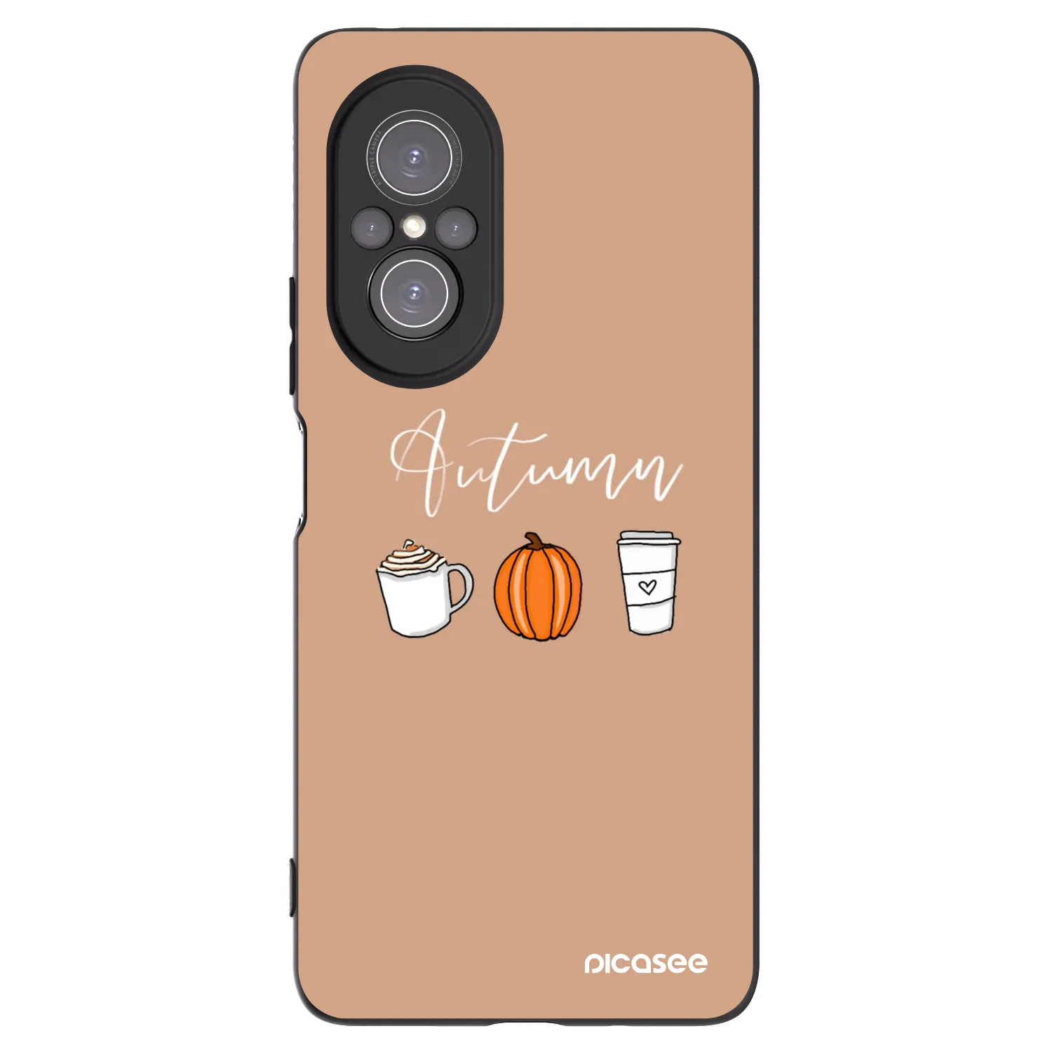 Picasee husă neagră din silicon pentru Huawei Nova 9 SE - Autumn
