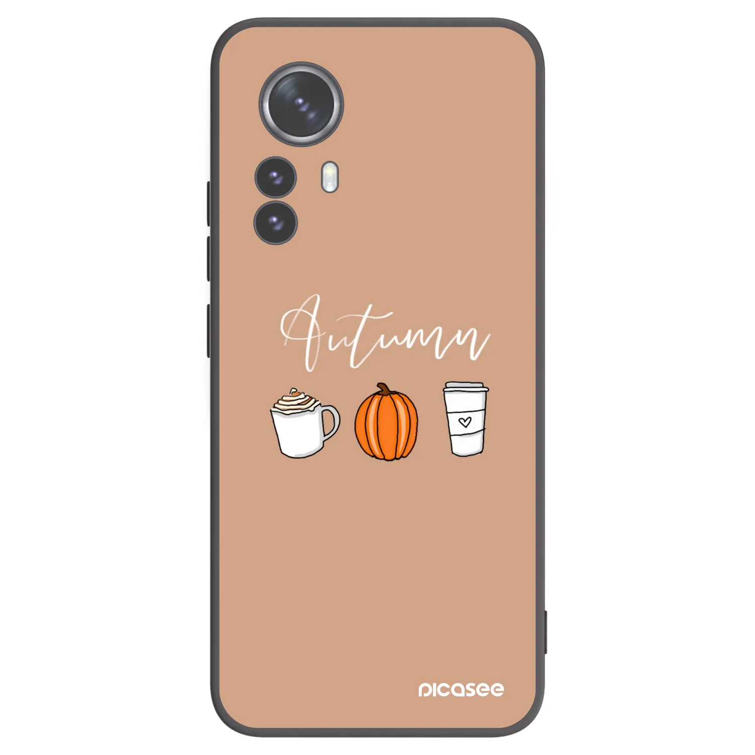 Picasee husă neagră din silicon pentru Xiaomi 12 Pro - Autumn