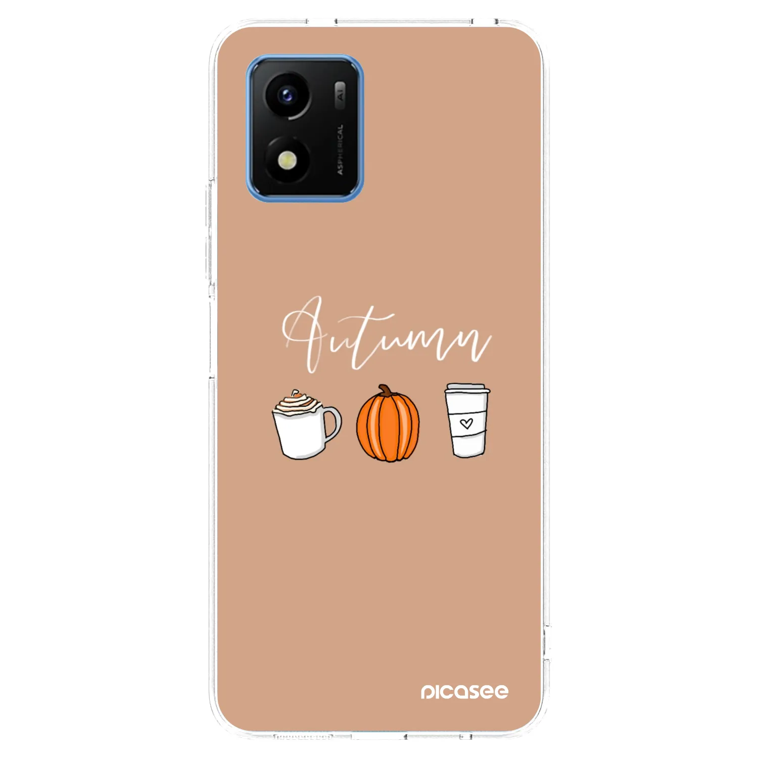 Picasee husă transparentă din silicon pentru Vivo Y01 - Autumn