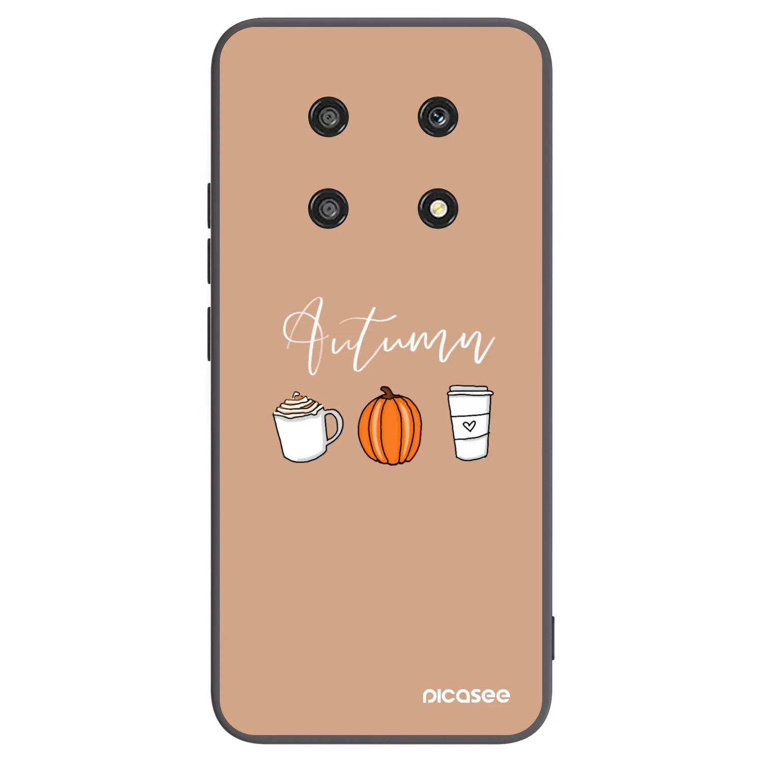 Picasee husă neagră din silicon pentru Honor Magic4 Lite 5G - Autumn