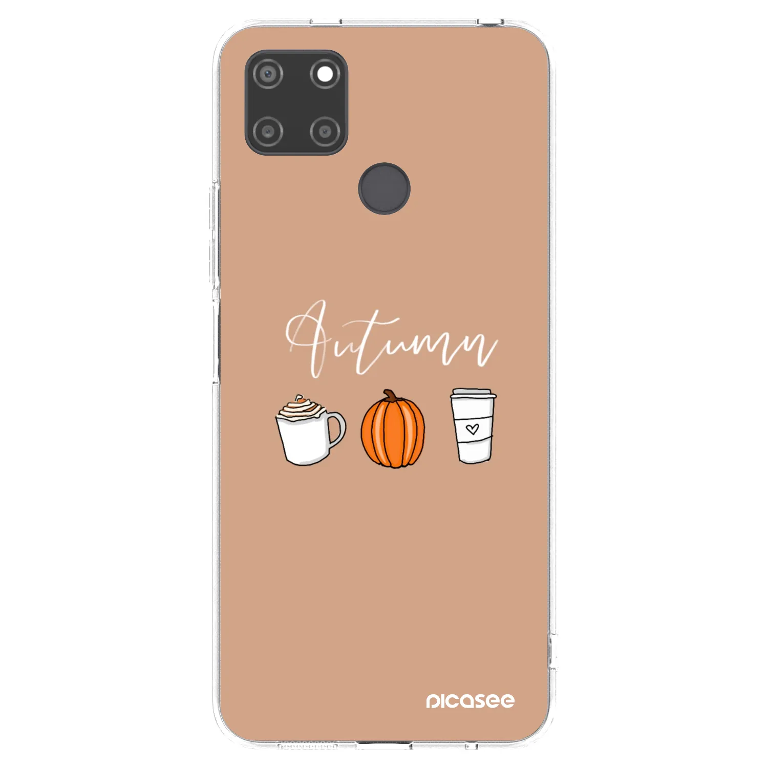 Picasee husă transparentă din silicon pentru Realme C21Y - Autumn