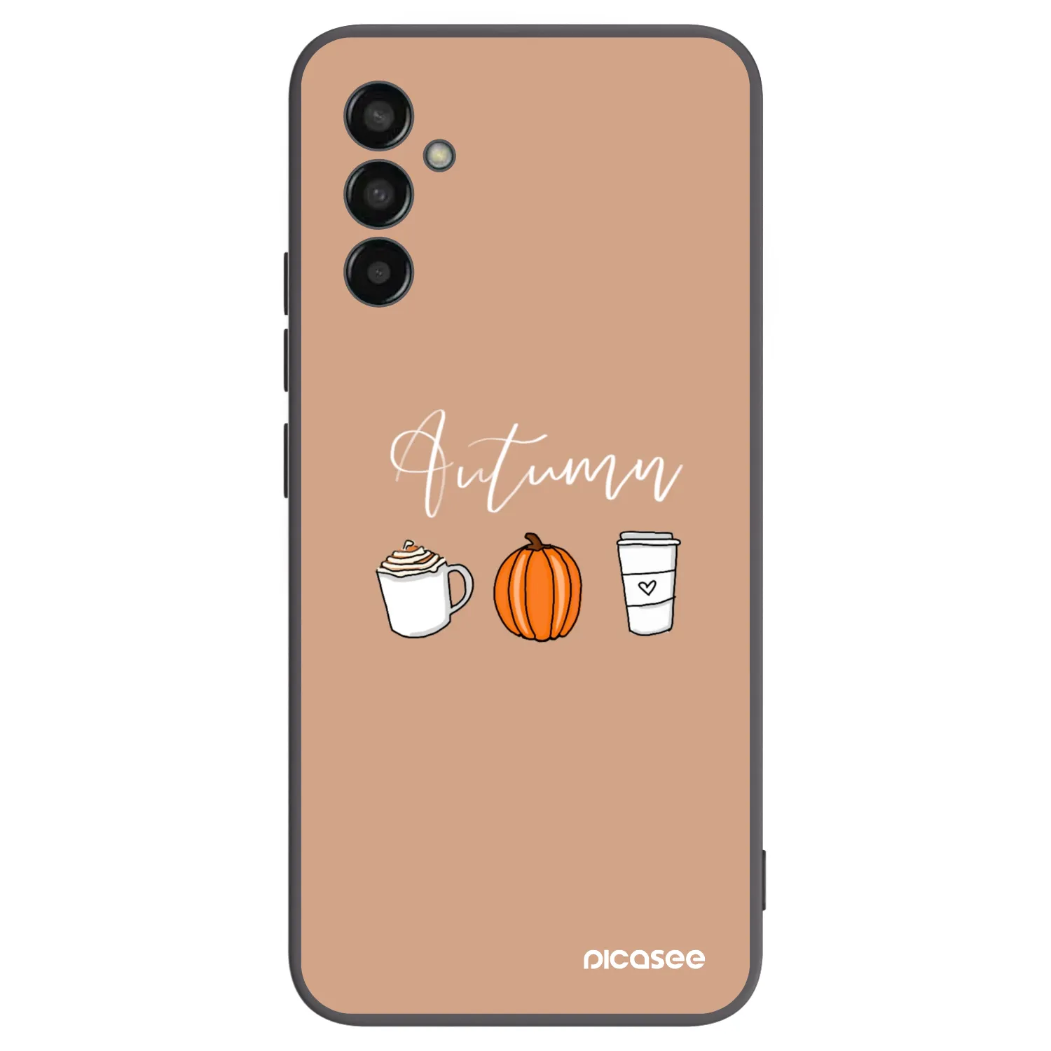 Picasee husă neagră din silicon pentru Samsung Galaxy M13 M135F - Autumn