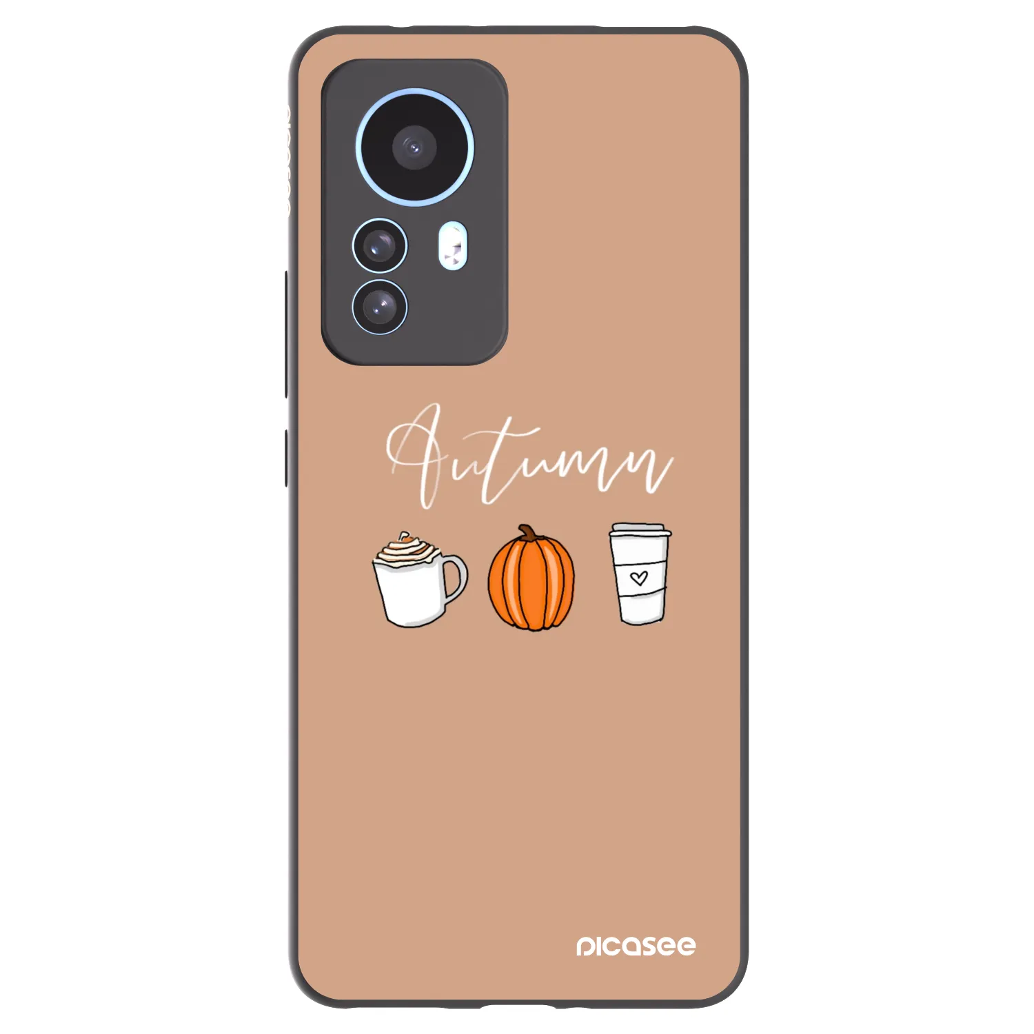 Picasee husă neagră din silicon pentru Xiaomi 12T - Autumn