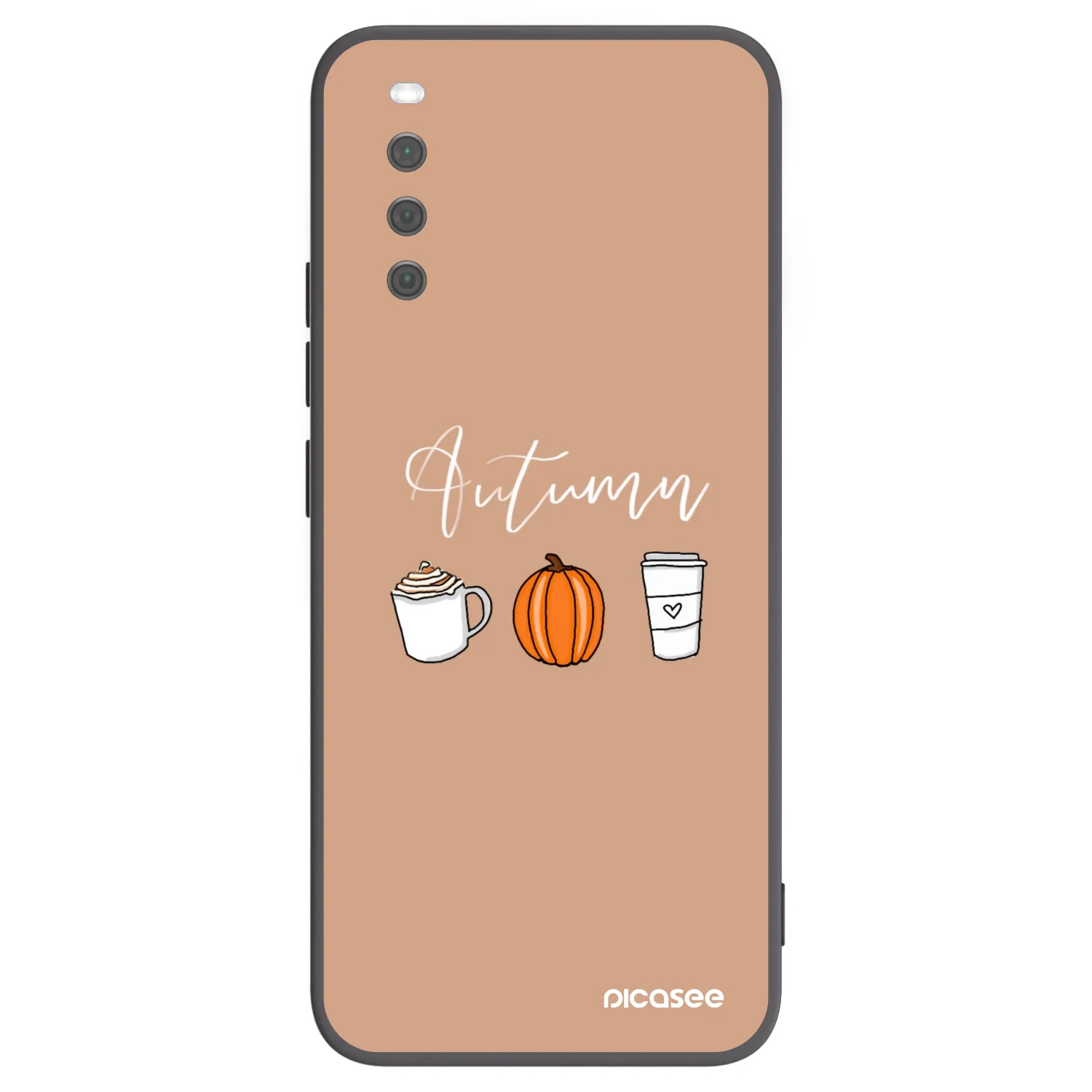 Picasee husă neagră din silicon pentru Sony Xperia 10 III - Autumn