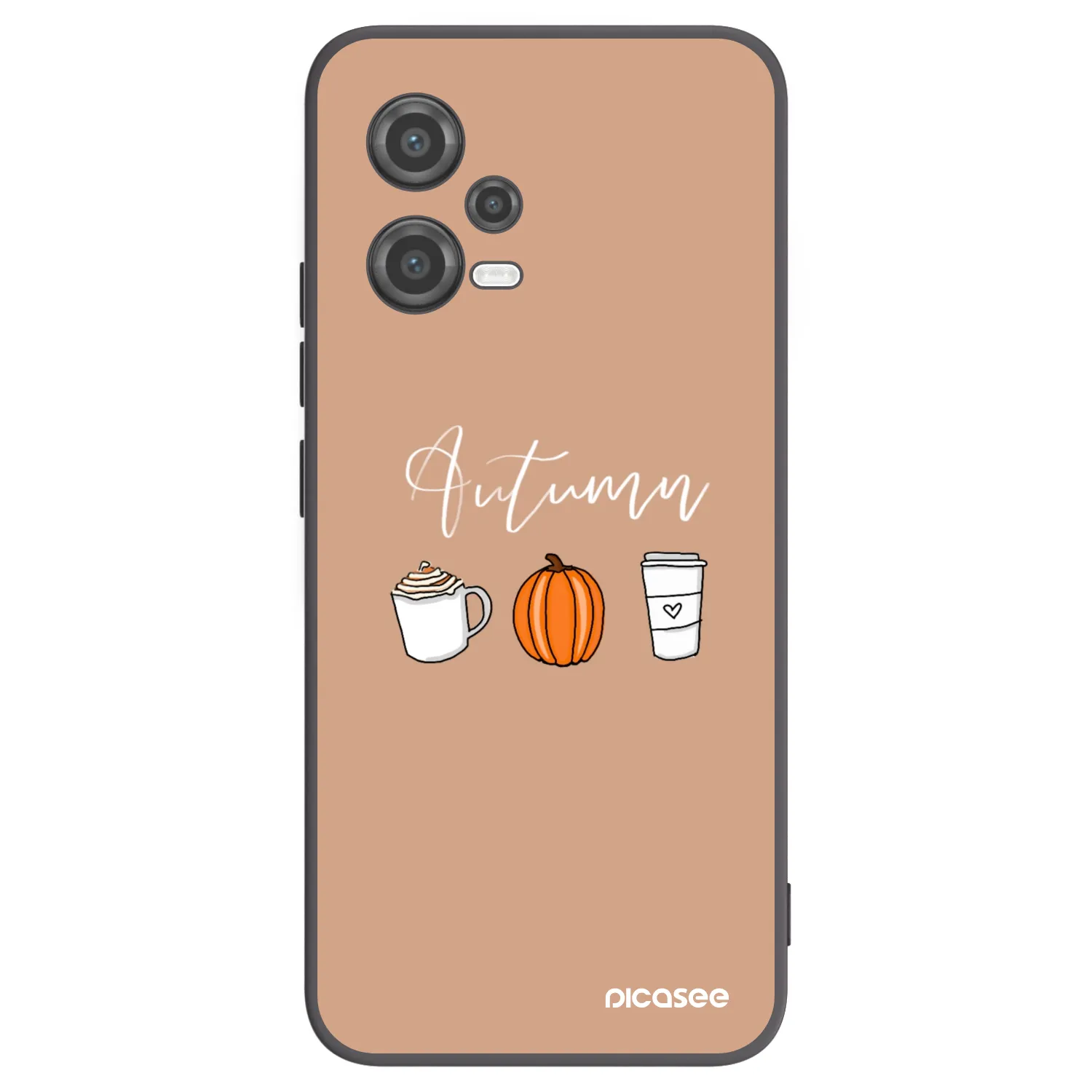 Picasee husă neagră din silicon pentru Xiaomi Poco X5 - Autumn