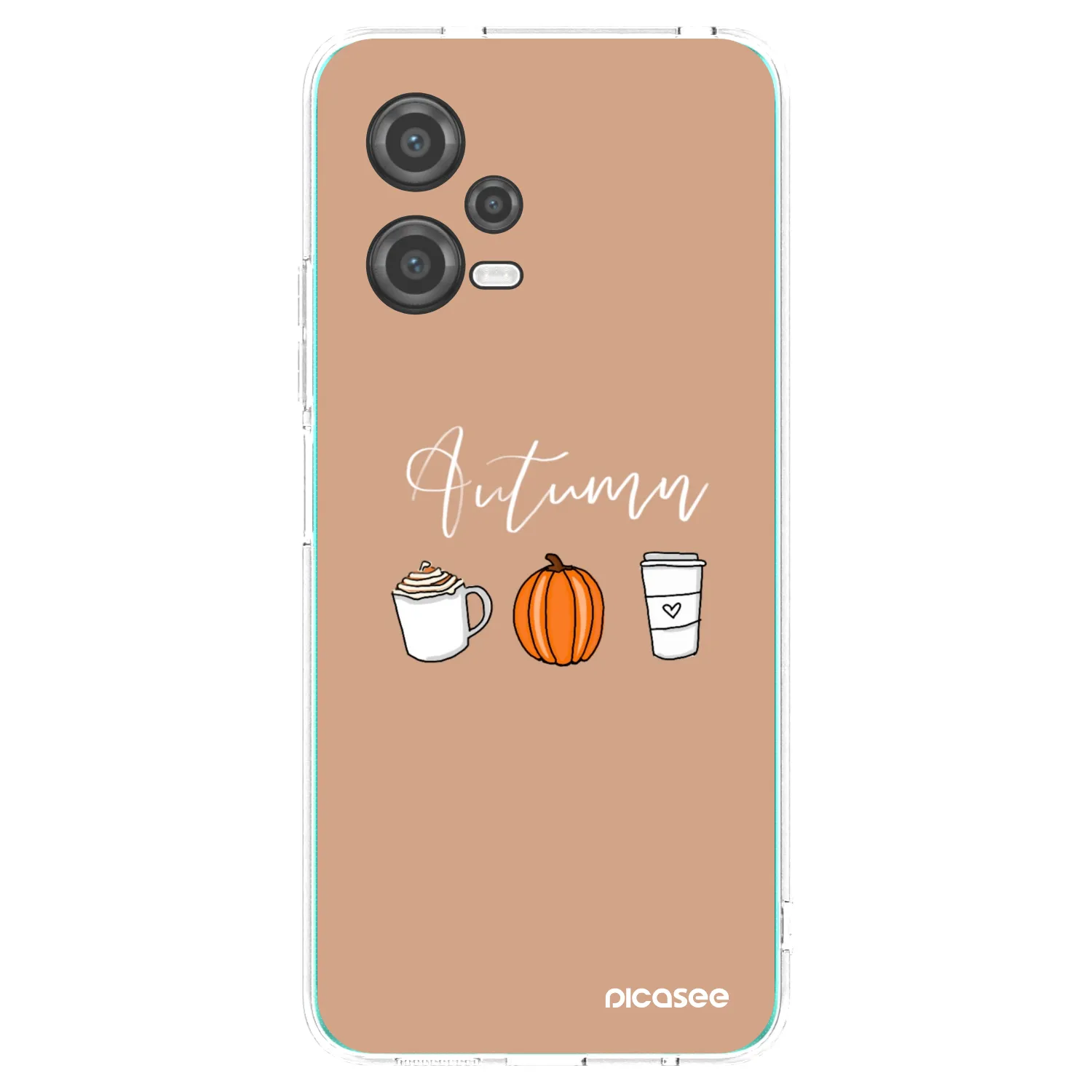 Picasee husă transparentă din silicon pentru Xiaomi Poco X5 - Autumn