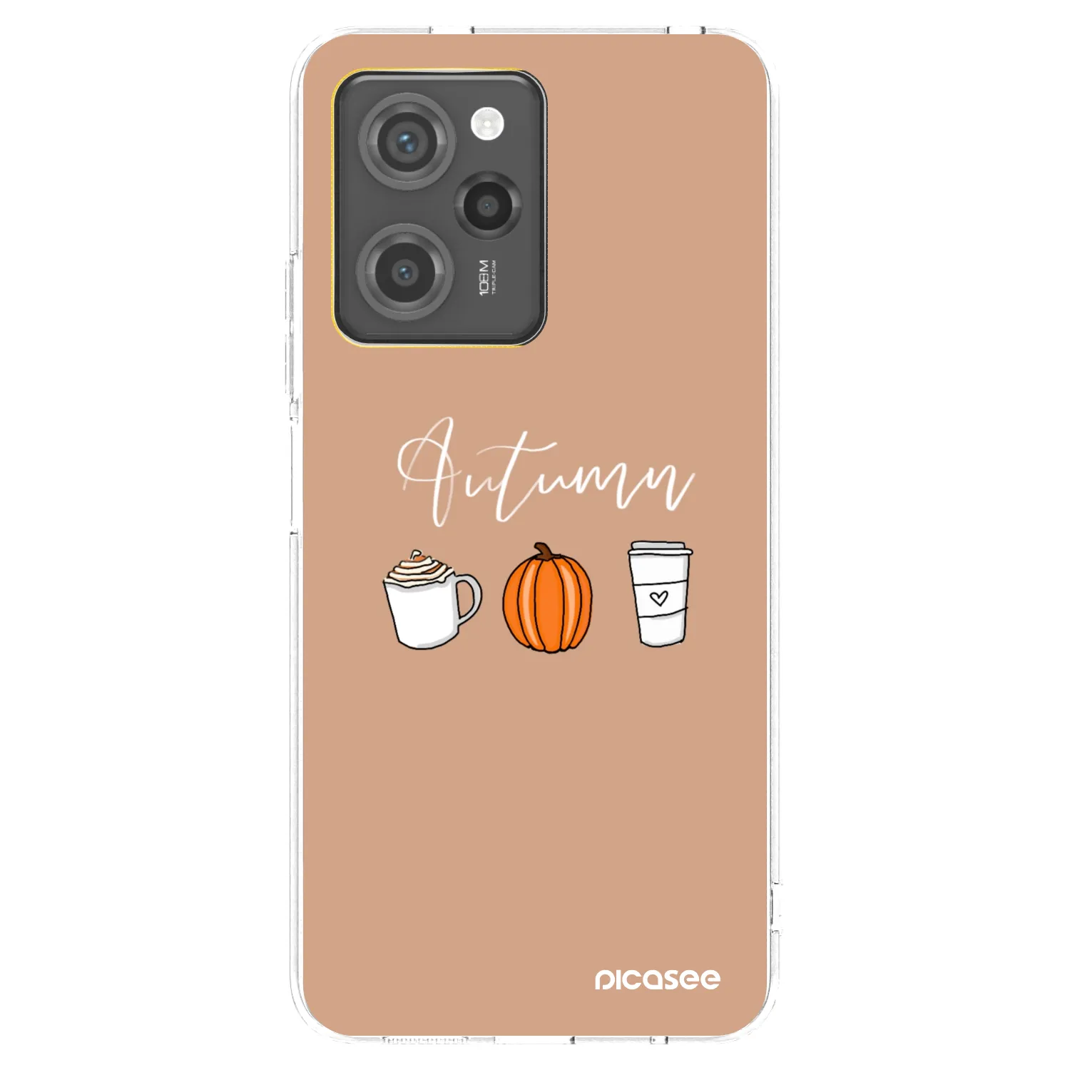 Picasee husă neagră din silicon pentru Xiaomi Poco X5 Pro - Autumn