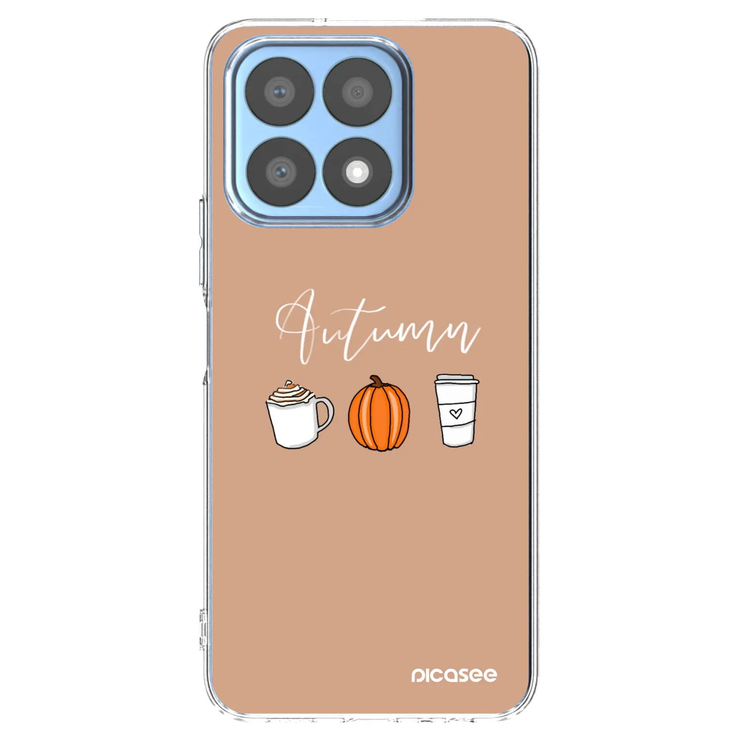 Picasee husă transparentă din silicon pentru Honor X8a - Autumn