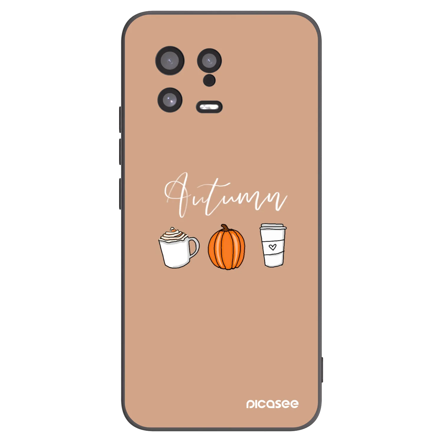 Picasee husă neagră din silicon pentru Xiaomi 13 - Autumn