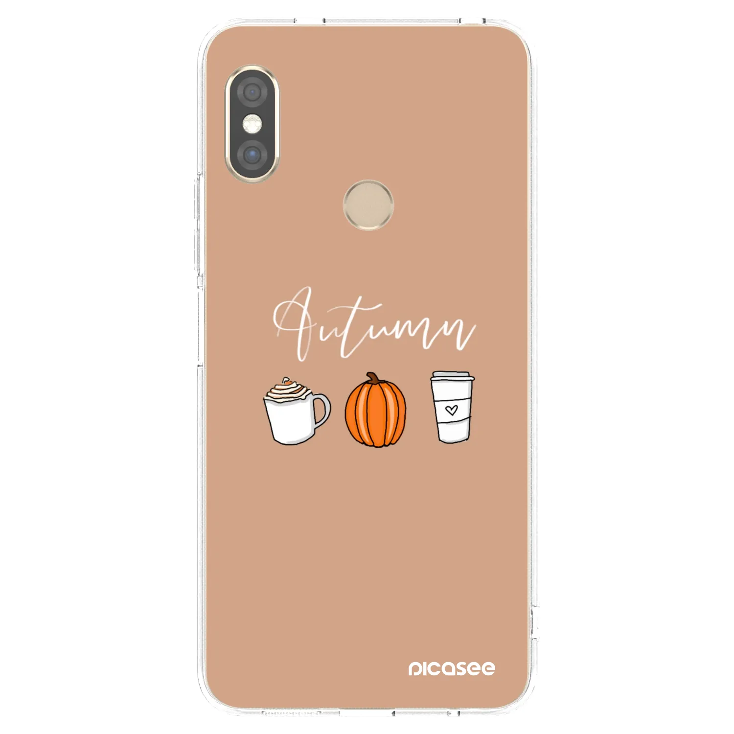 Picasee husă transparentă din silicon pentru Xiaomi Redmi Note 5 Global - Autumn