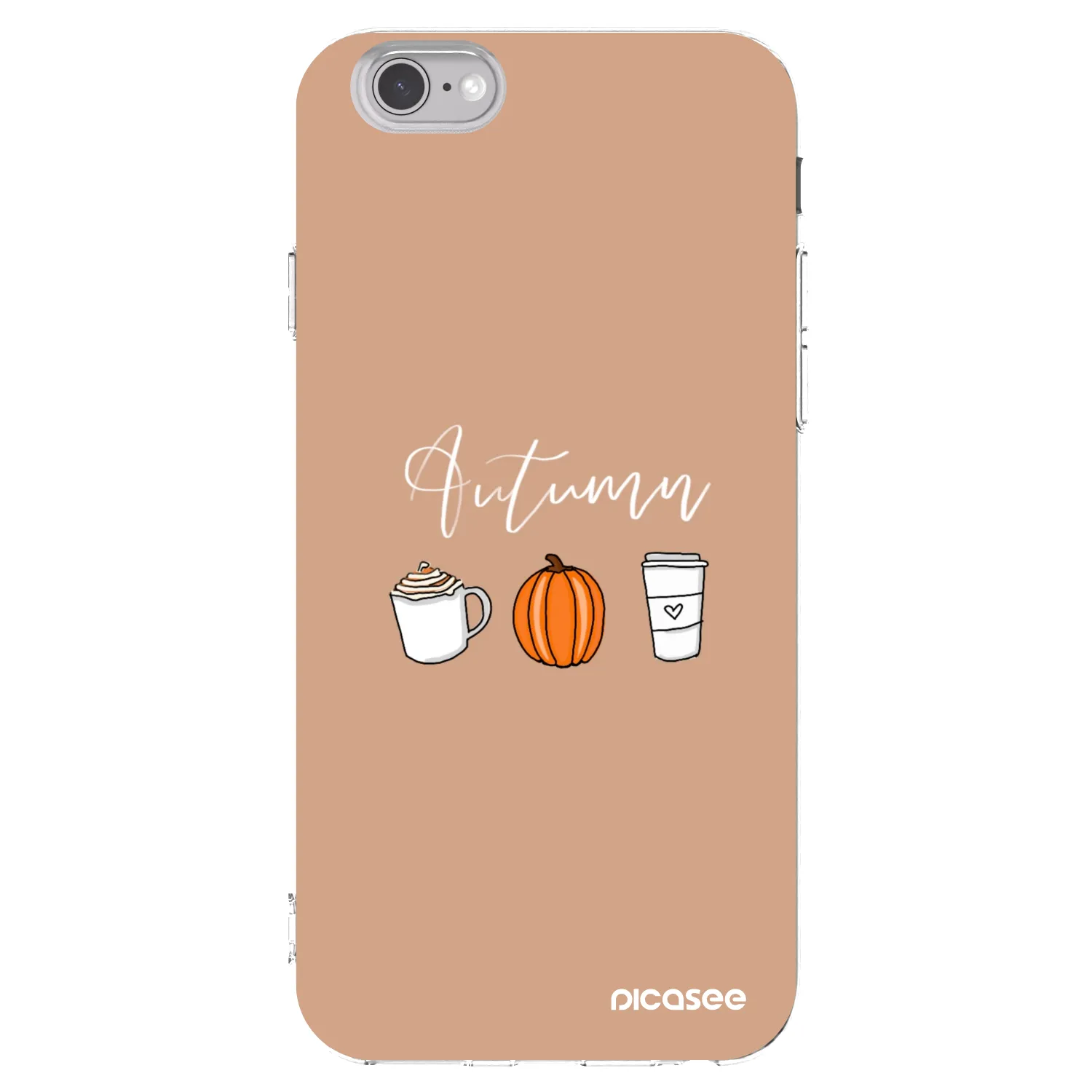 Picasee husă transparentă din silicon pentru Apple iPhone 6/6S - Autumn