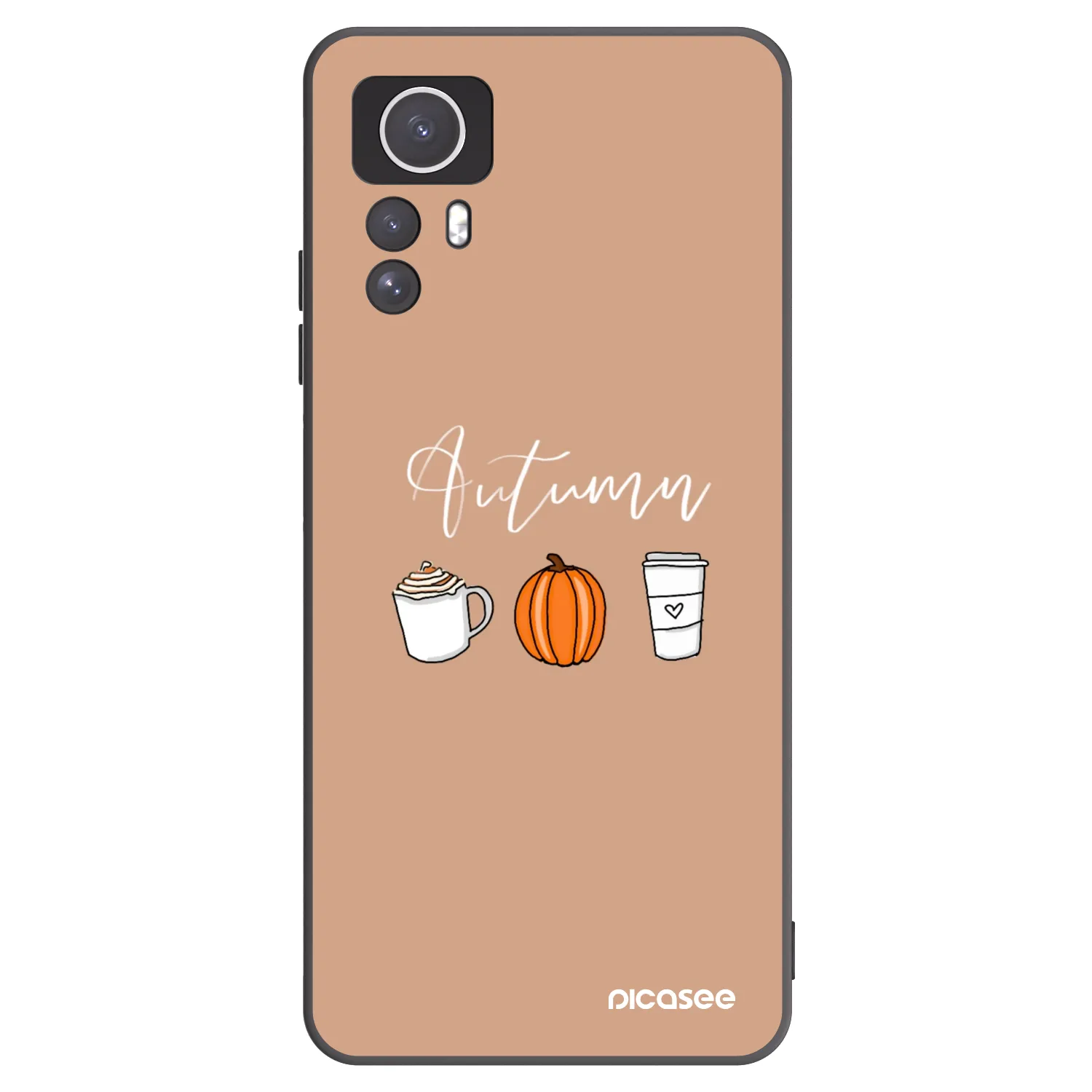 Picasee husă neagră din silicon pentru Xiaomi Redmi Note 12S - Autumn