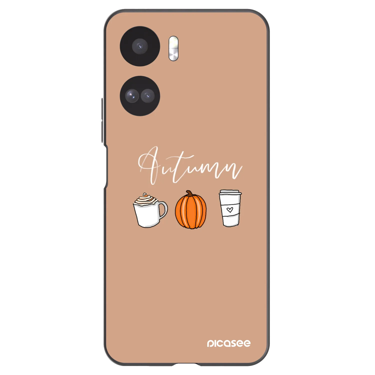 Picasee husă neagră din silicon pentru Honor 90 Lite 5G - Autumn