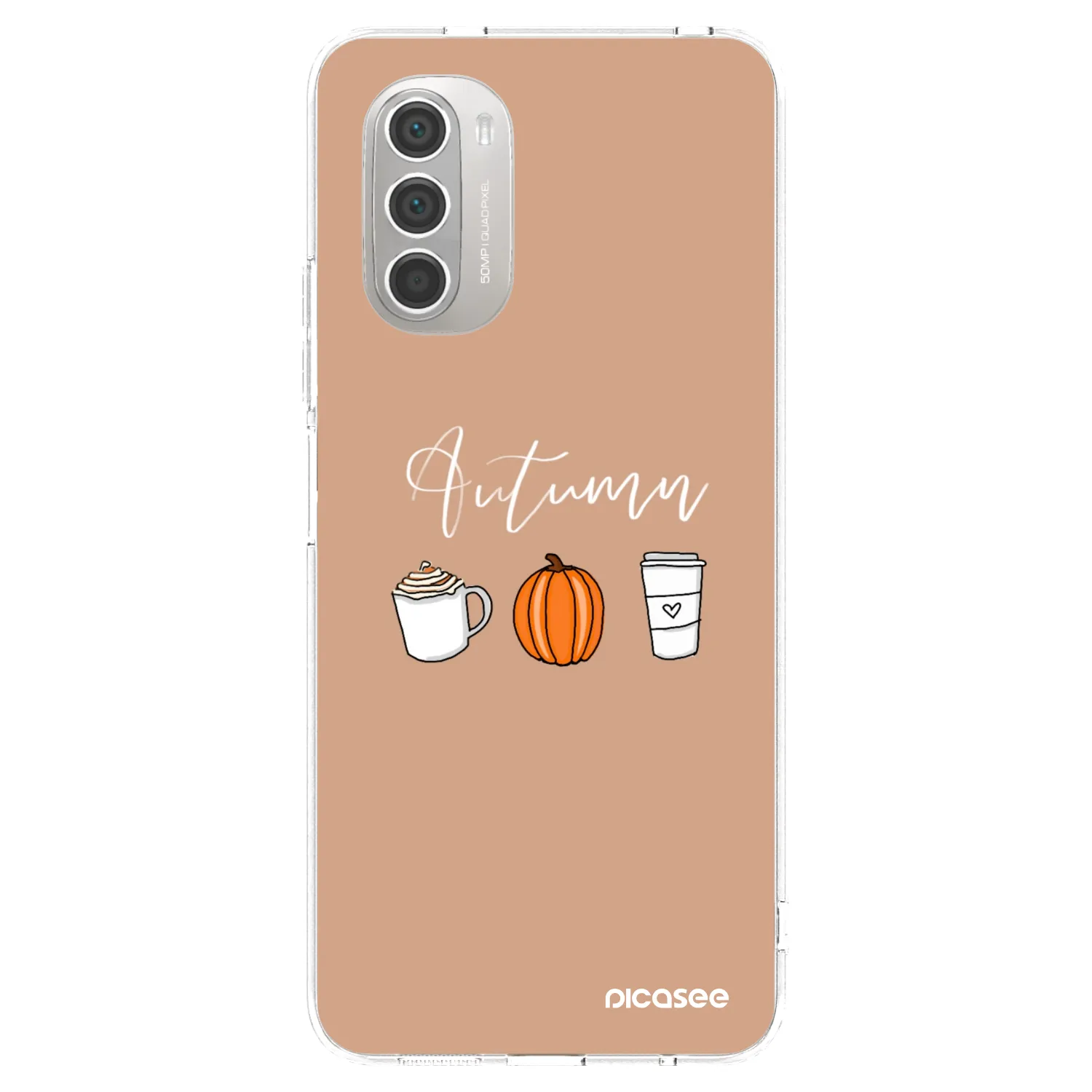 Picasee husă transparentă din silicon pentru Motorola Moto G51 - Autumn