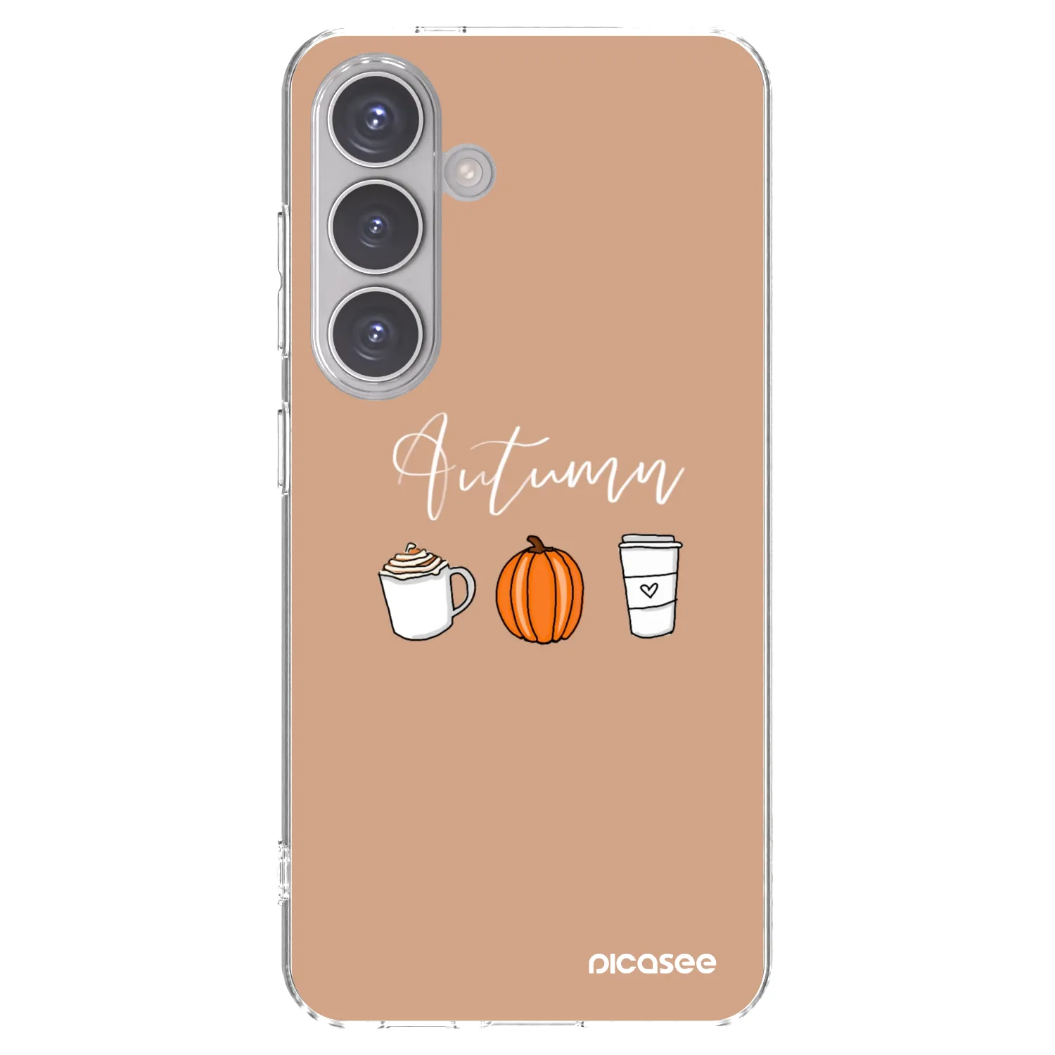 Picasee husă transparentă din silicon pentru Samsung Galaxy S24 S921B 5G - Autumn
