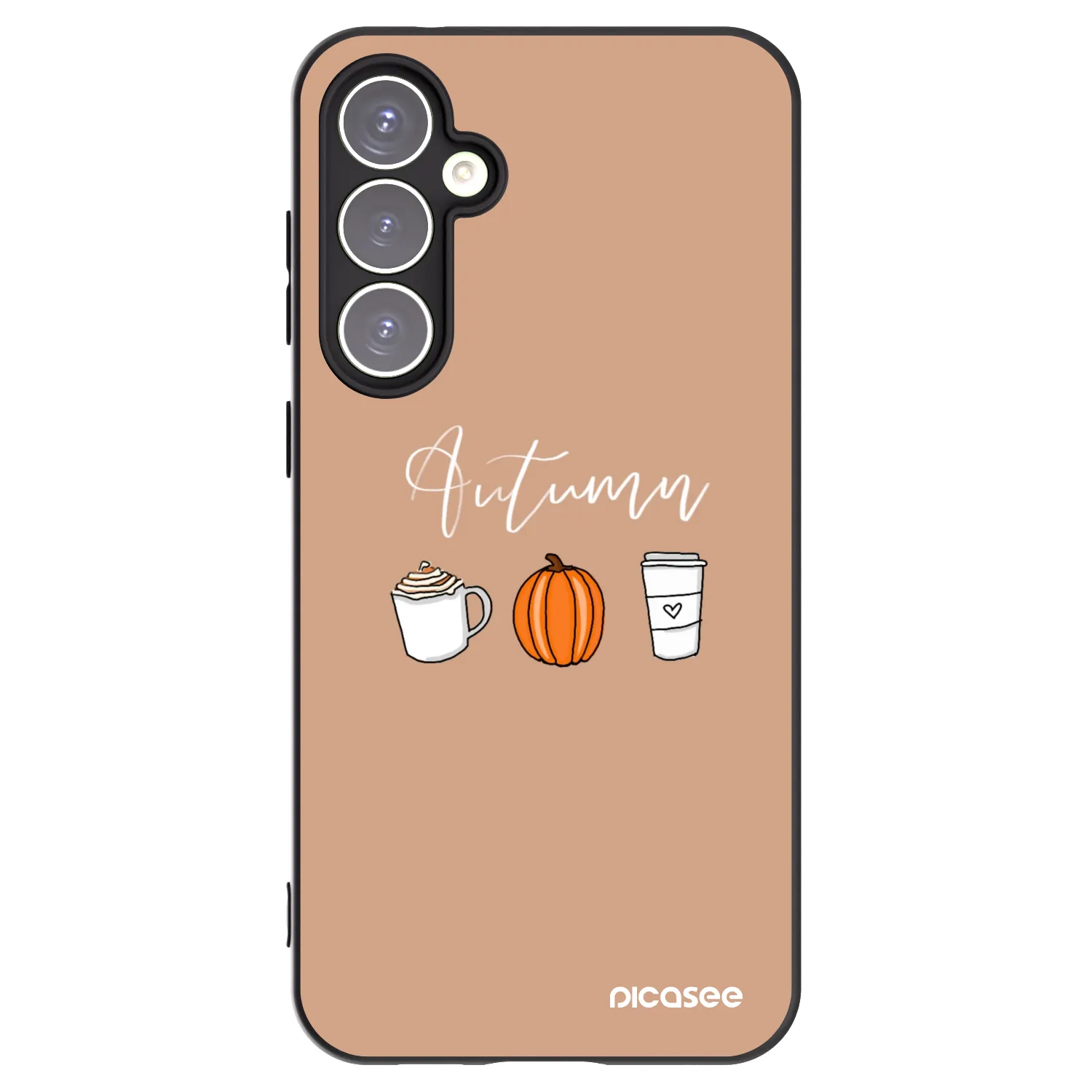 Picasee husă neagră din silicon pentru Samsung Galaxy S23 FE S711B - Autumn