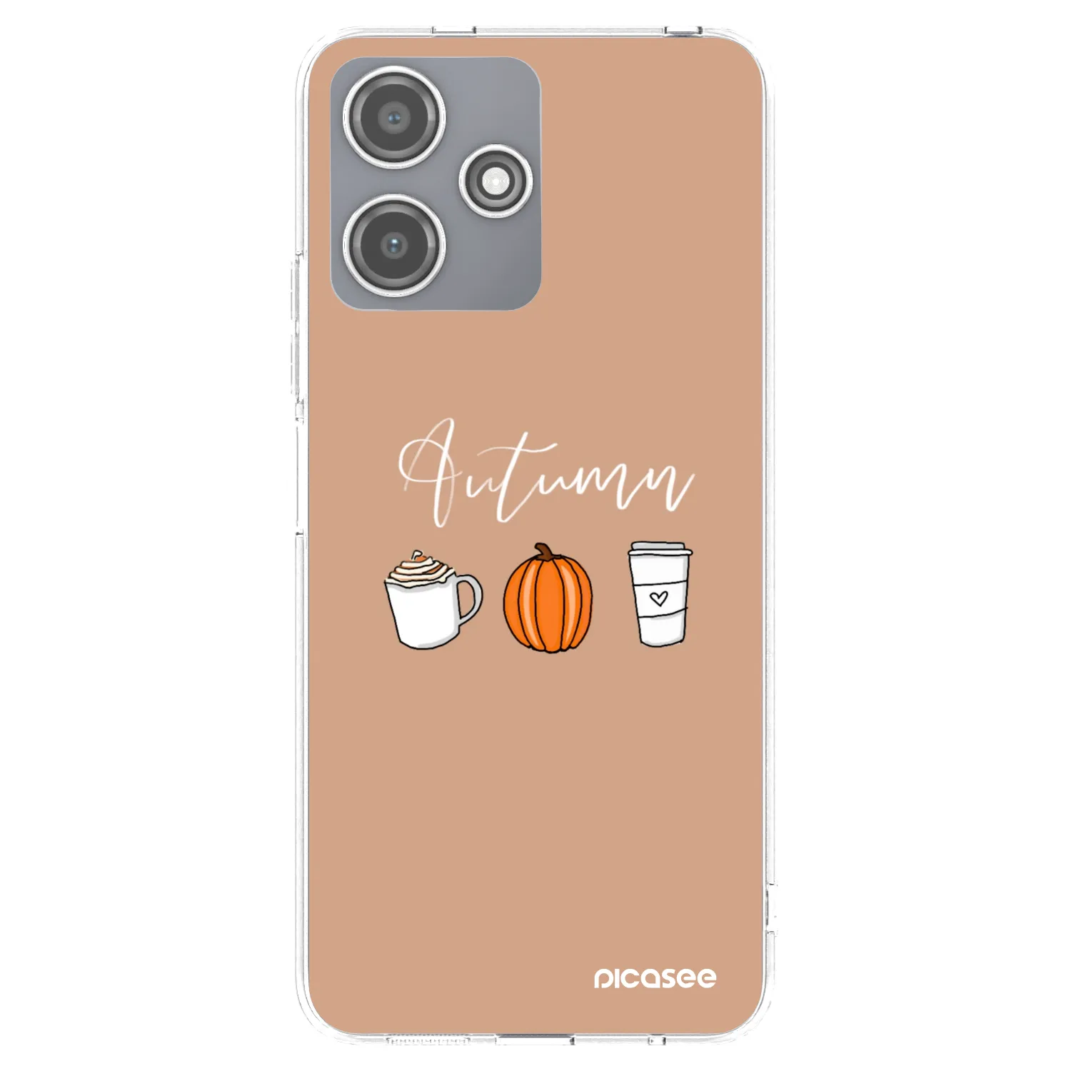 Picasee husă transparentă din silicon pentru Xiaomi Redmi 12 5G - Autumn