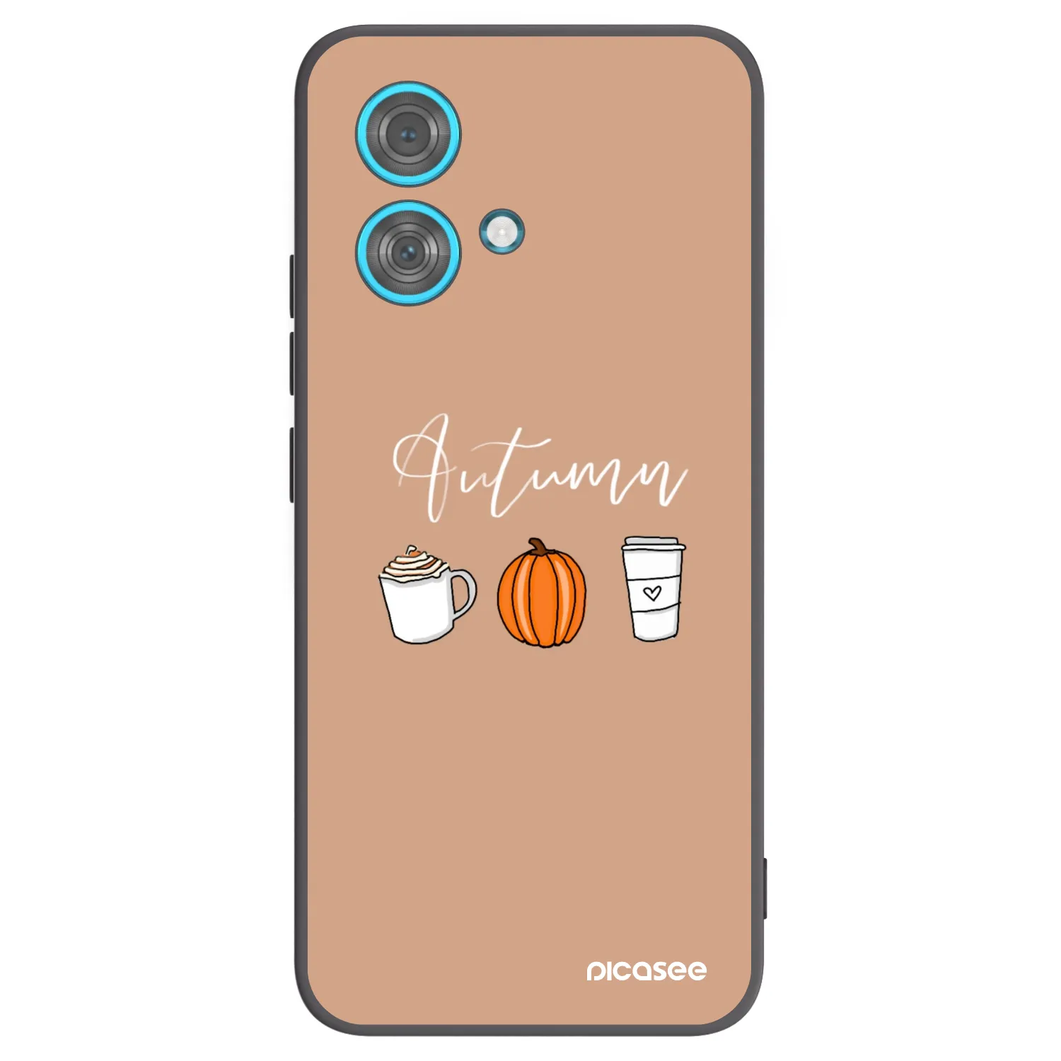 Picasee husă neagră din silicon pentru Motorola Edge 40 Neo - Autumn