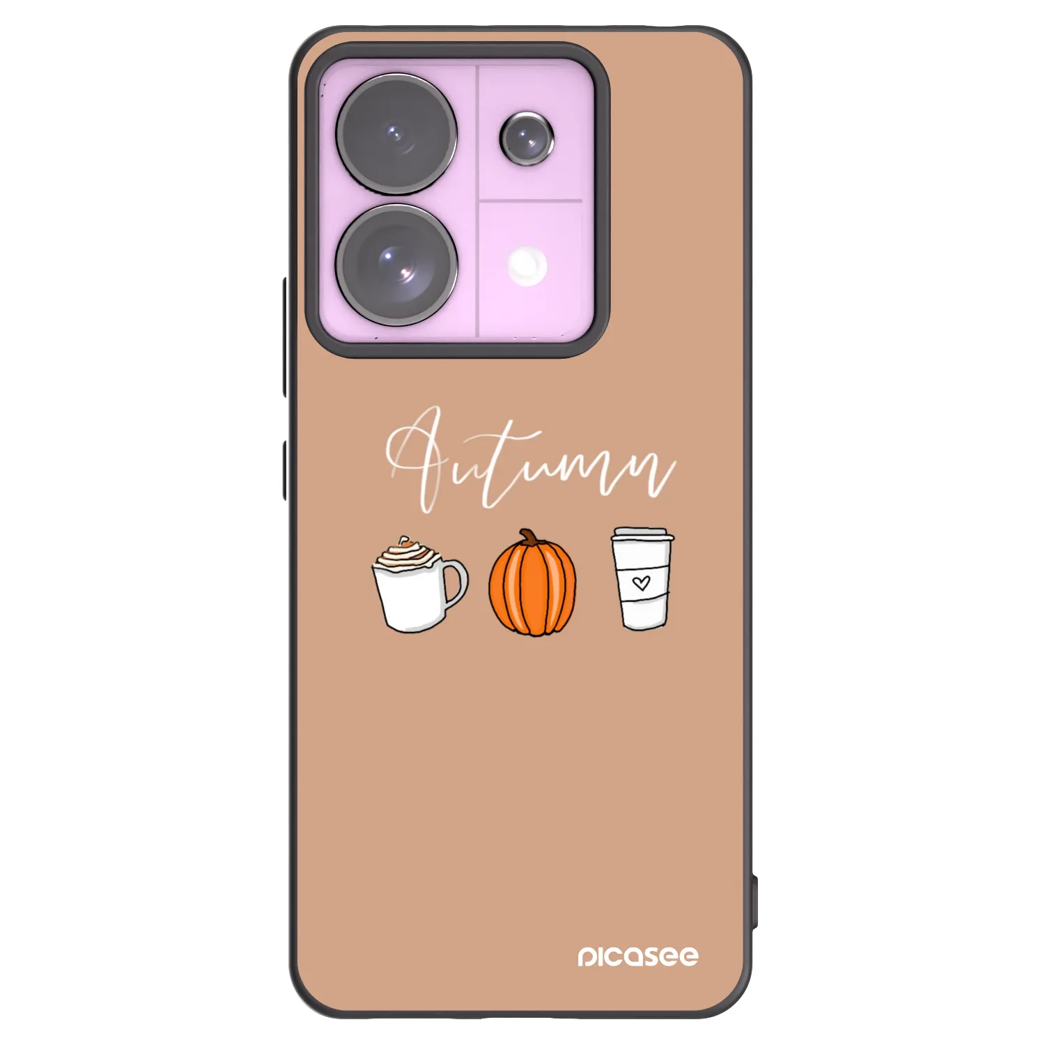 Picasee husă neagră din silicon pentru Xiaomi Redmi Note 13 Pro 5G - Autumn