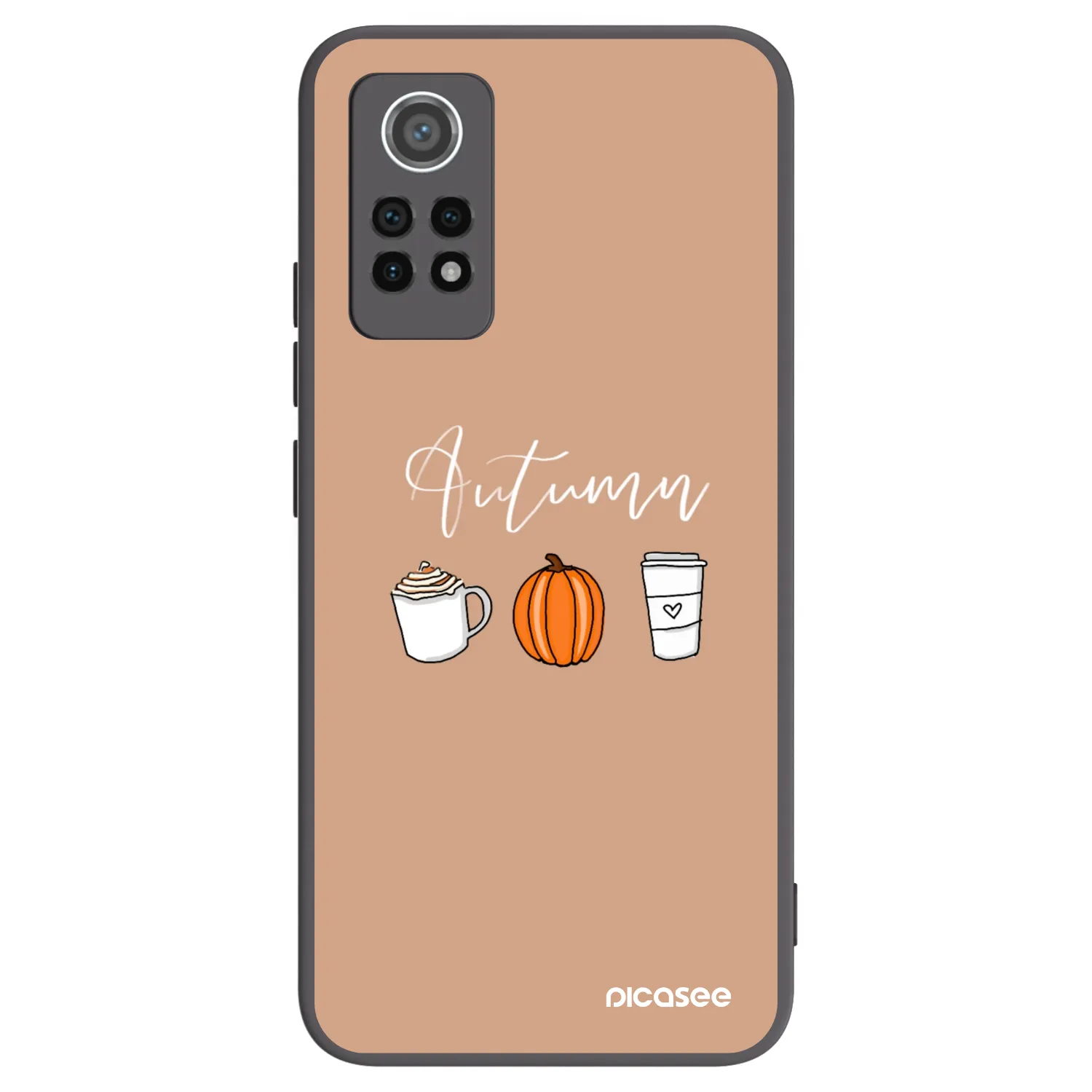 Picasee husă neagră din silicon pentru Xiaomi Redmi Note 12 Pro 4G - Autumn