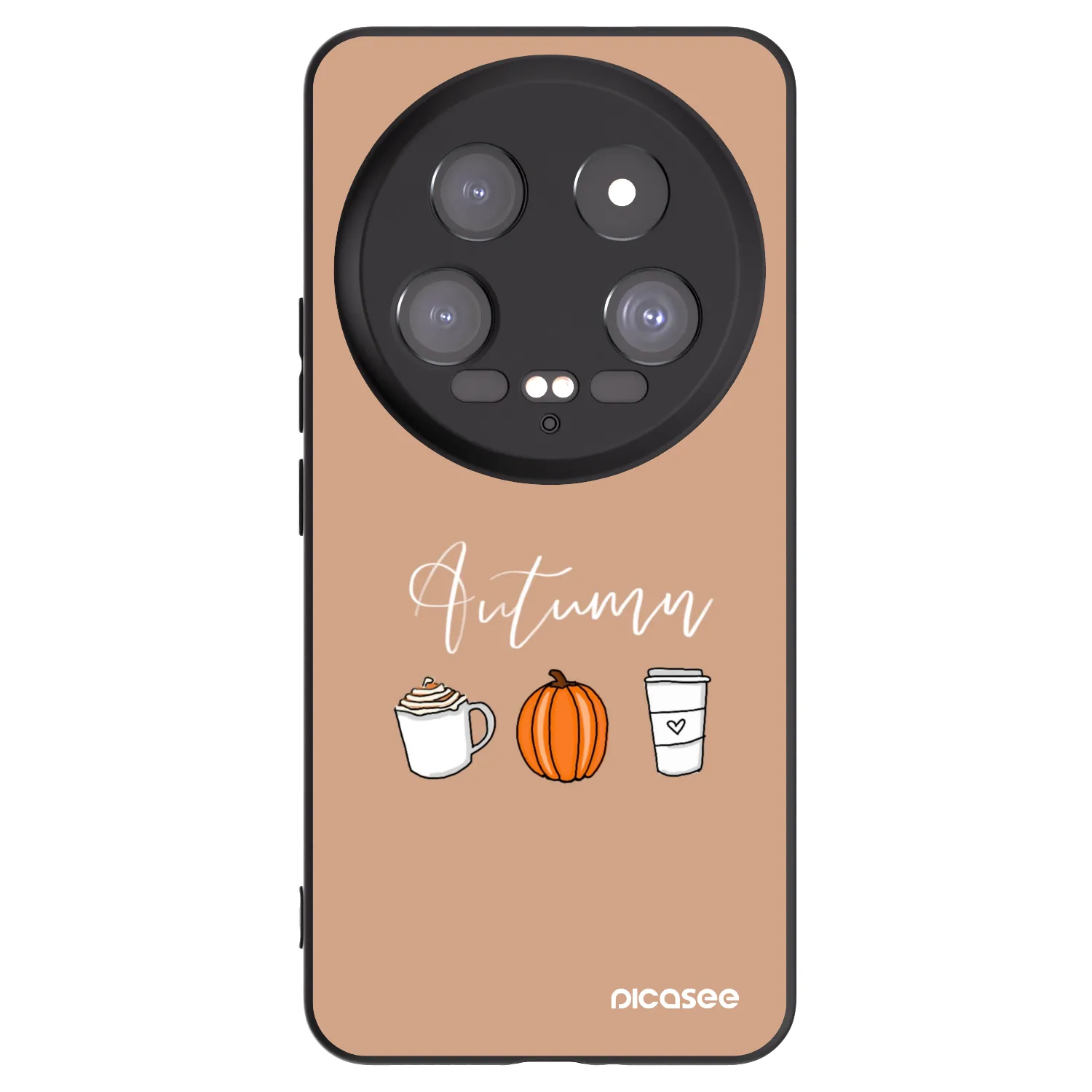Picasee husă neagră din silicon pentru Xiaomi 14 Ultra - Autumn