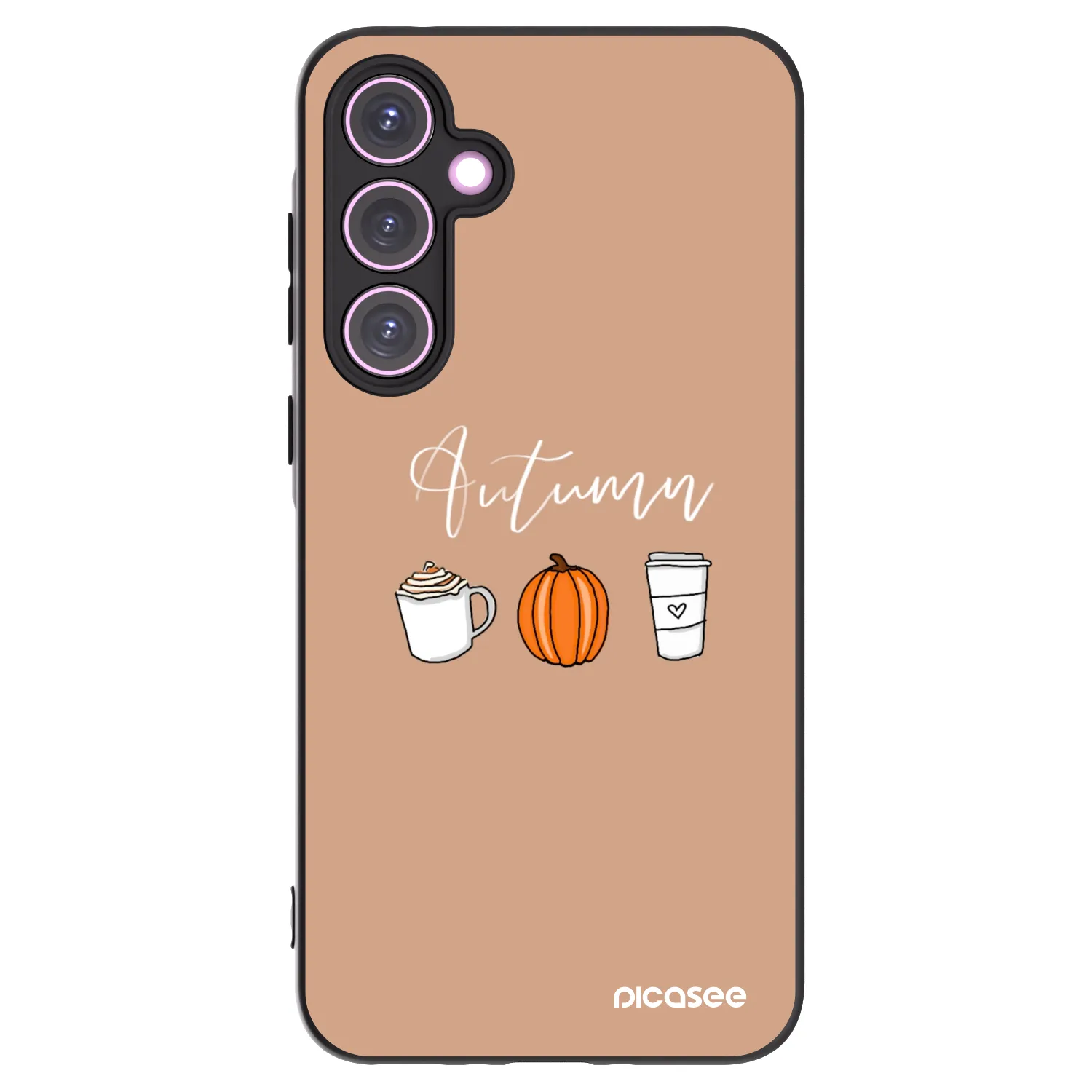 Picasee husă neagră din silicon pentru Samsung Galaxy A35 5G A356B - Autumn