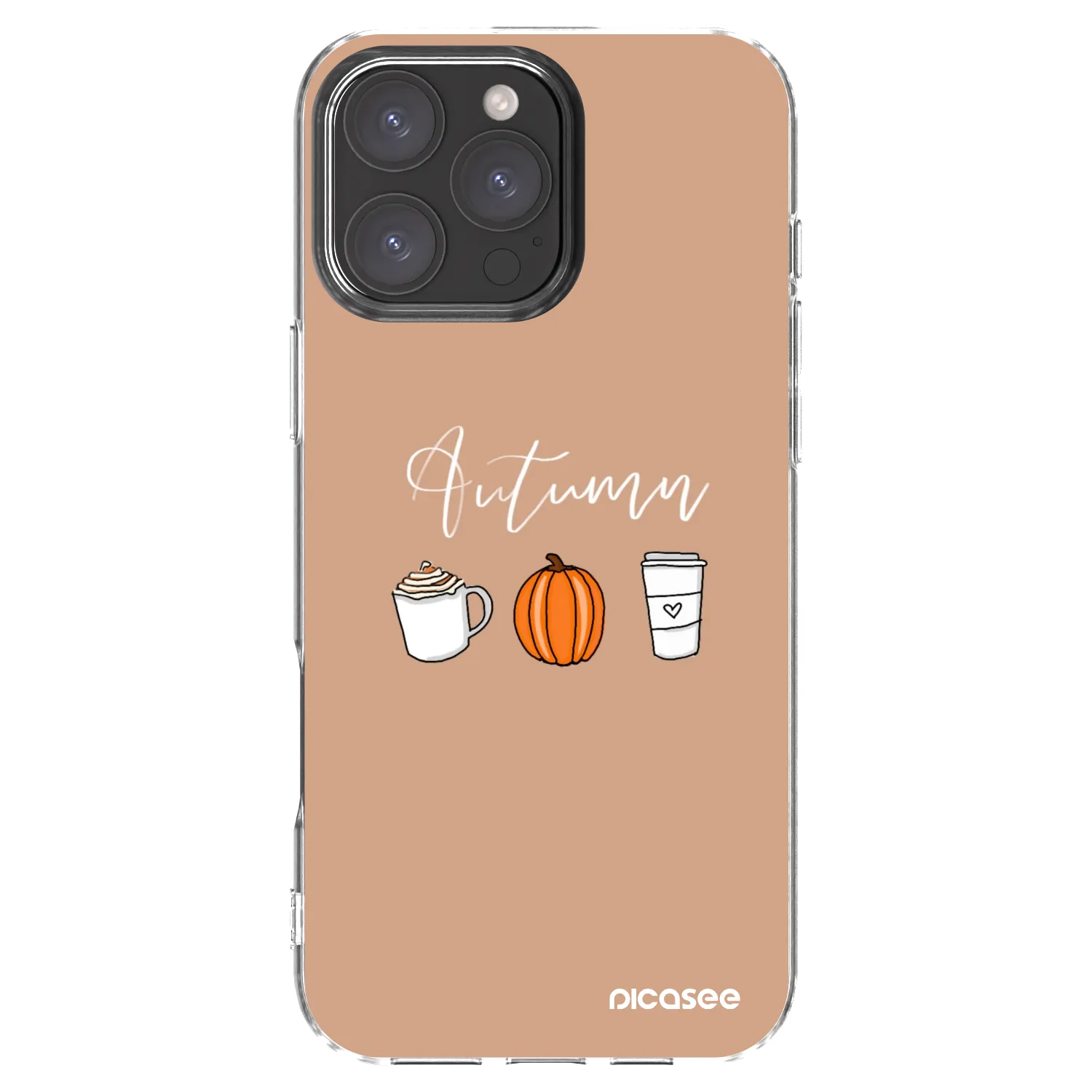 Picasee husă transparentă din silicon pentru Apple iPhone 16 Pro Max - Autumn