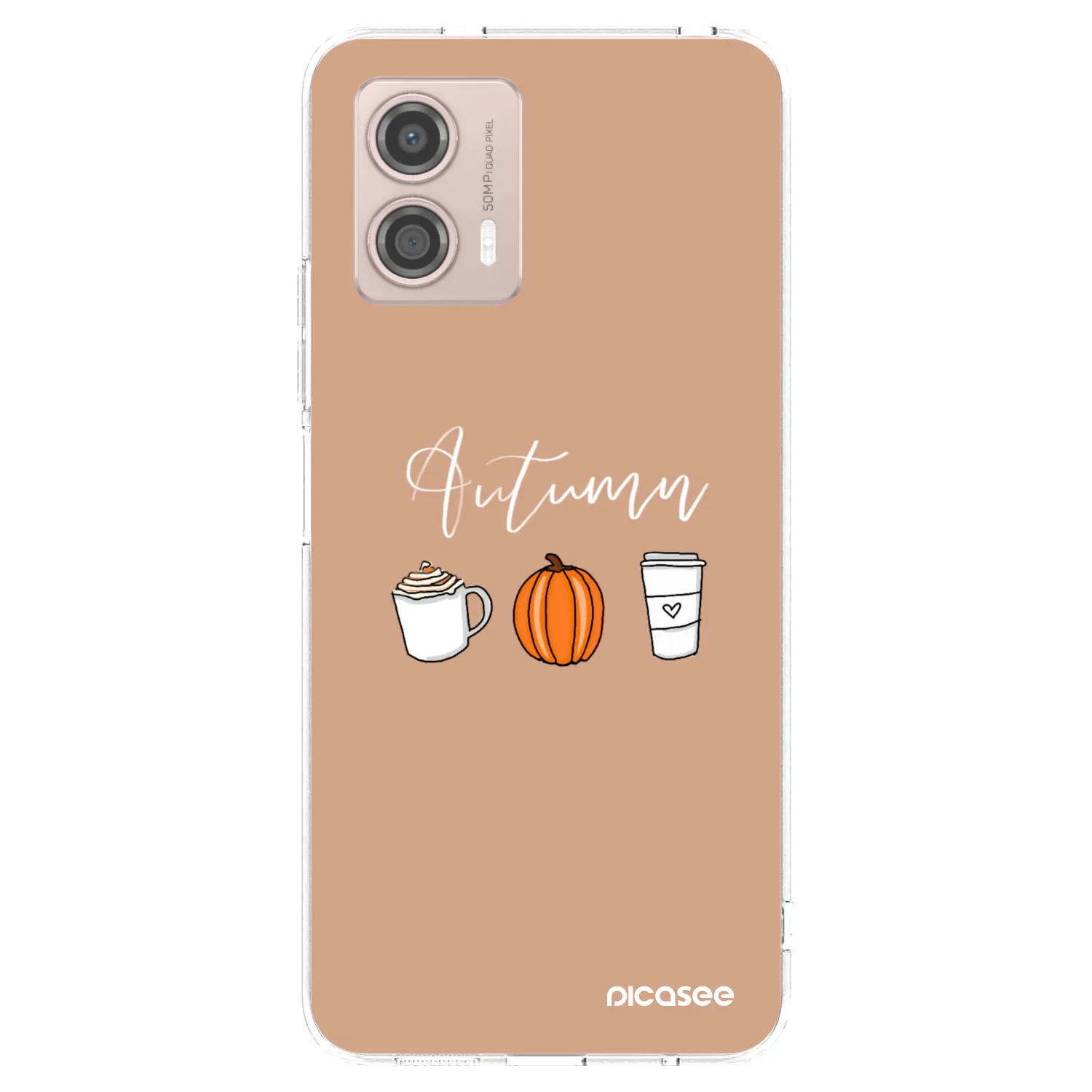 Picasee husă transparentă din silicon pentru Motorola Moto G53 5G - Autumn