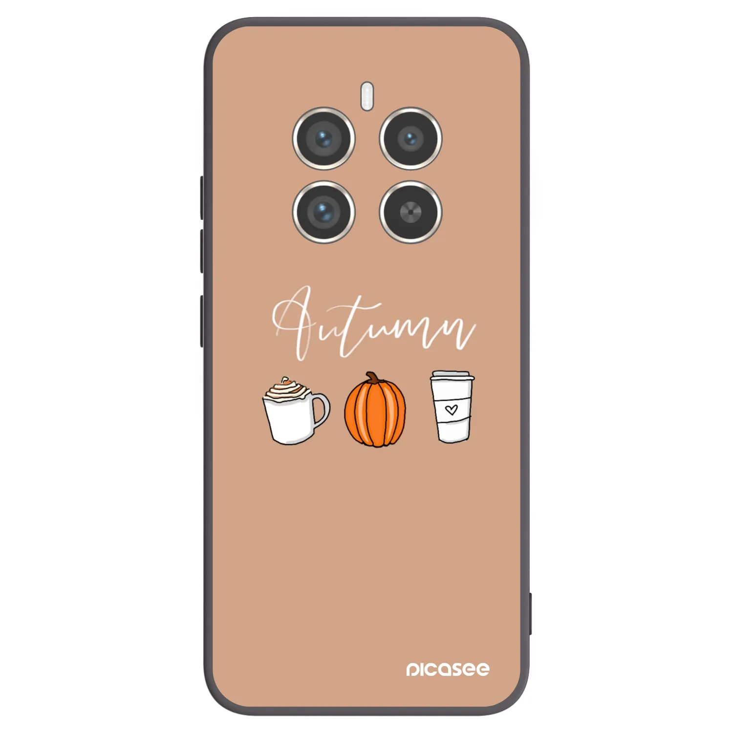 Picasee husă neagră din silicon pentru Realme 12 Pro 5G - Autumn
