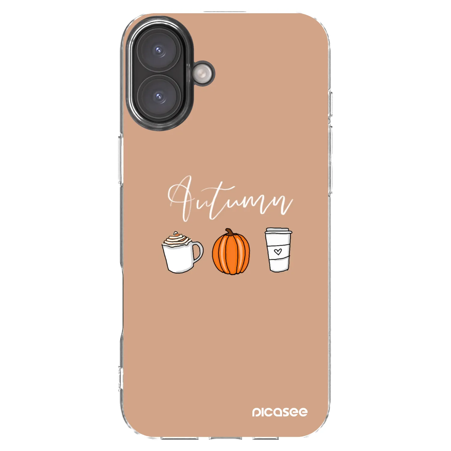 Picasee husă transparentă din silicon pentru Apple iPhone 16 Plus - Autumn