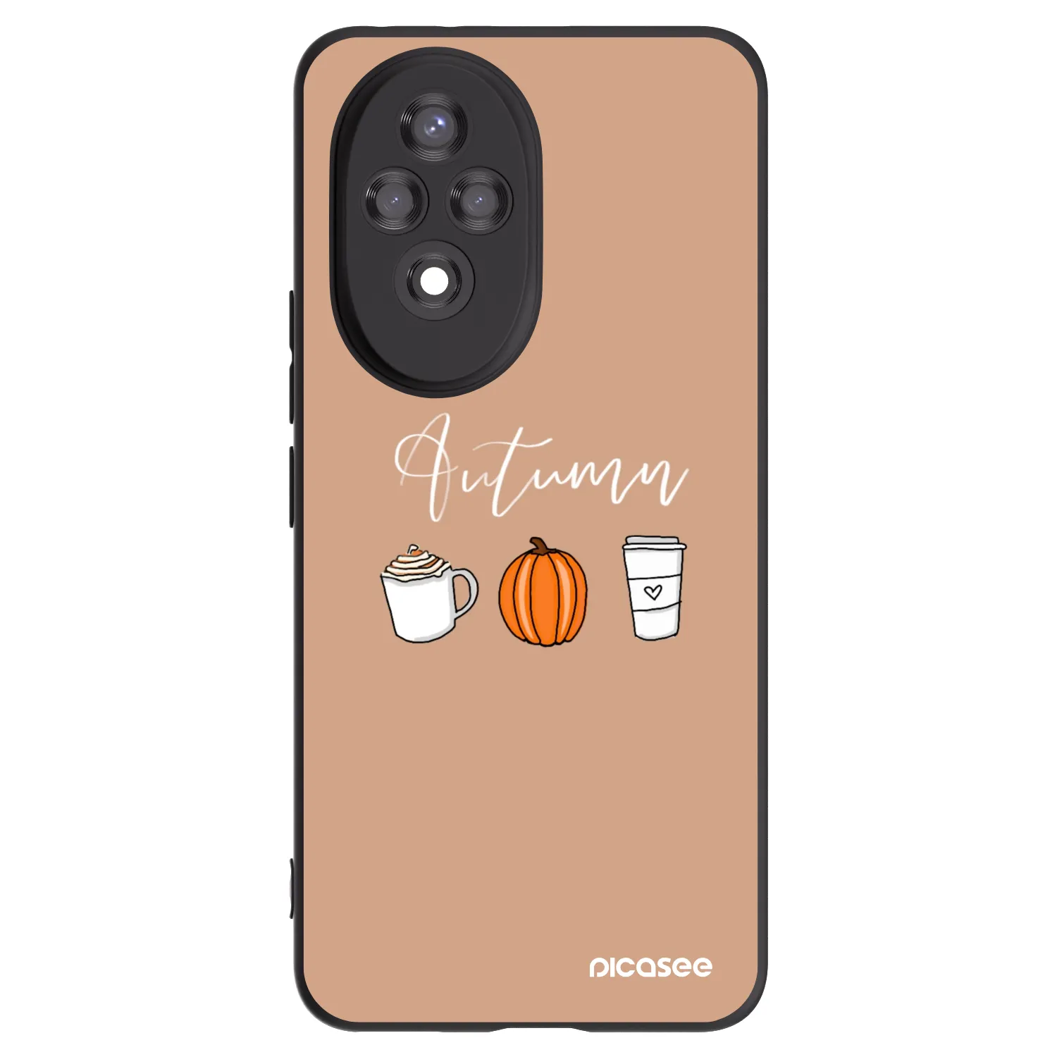 Picasee husă neagră din silicon pentru Honor 200 5G - Autumn