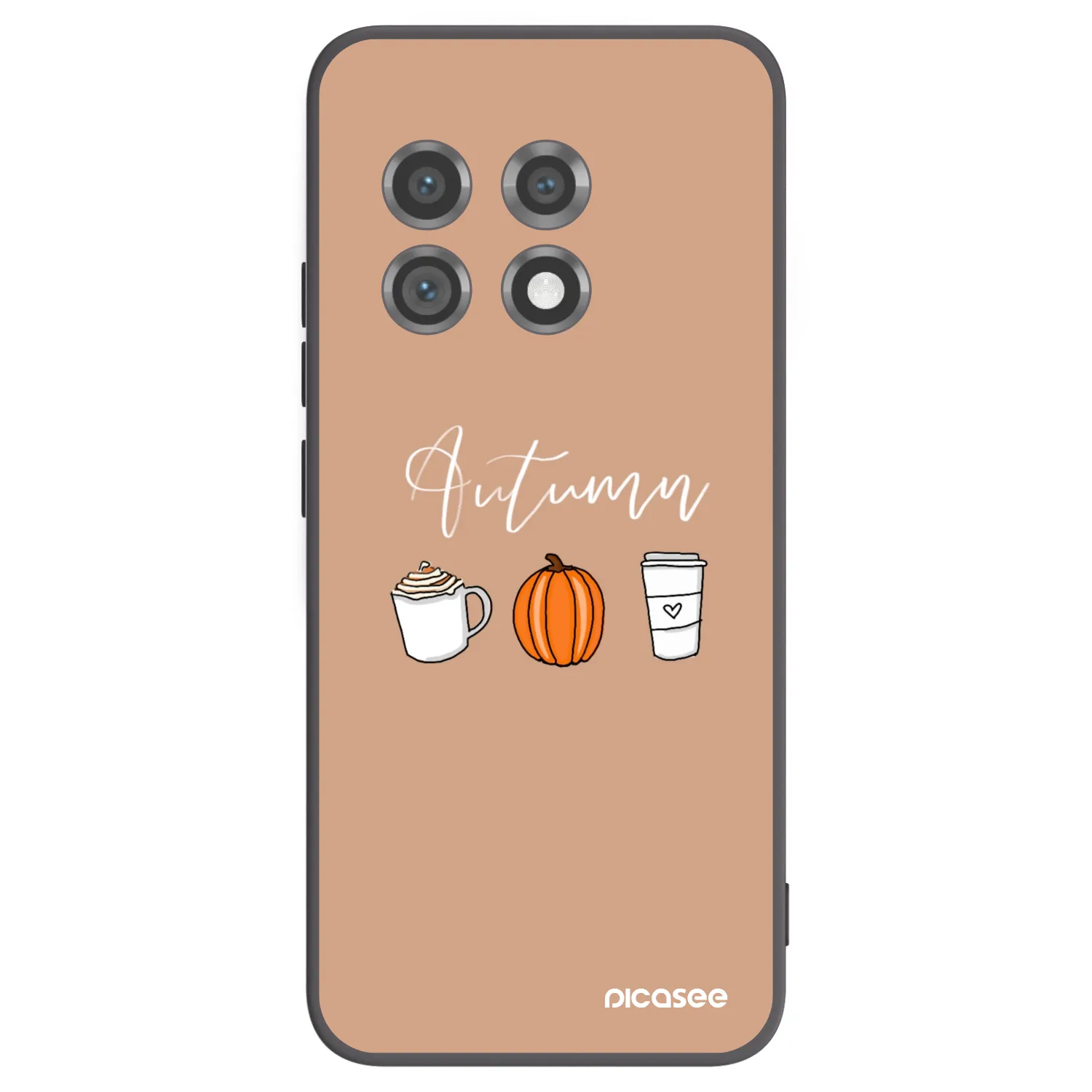 Picasee husă neagră din silicon pentru OnePlus 11 5G - Autumn