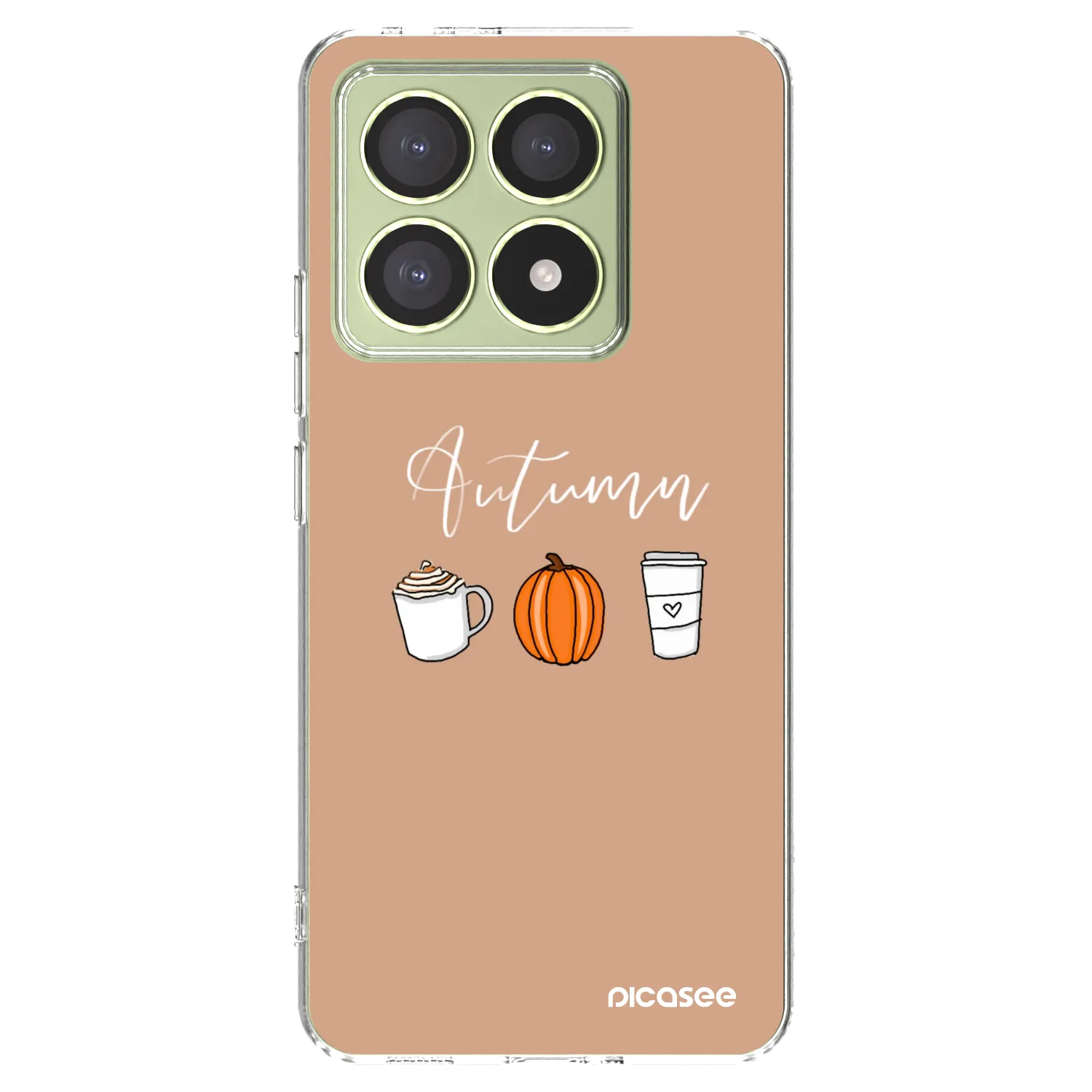 Picasee husă transparentă din silicon pentru Xiaomi 14T - Autumn