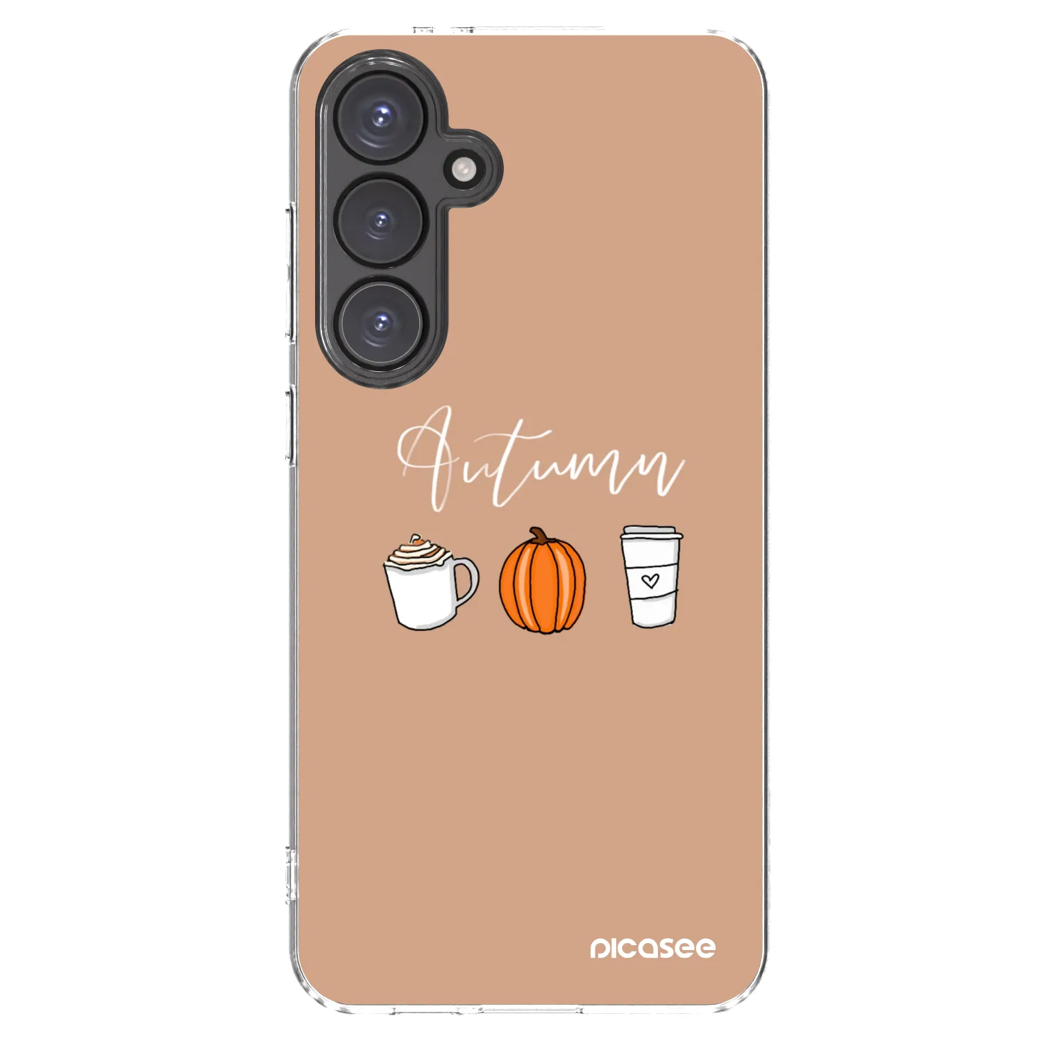 Picasee husă transparentă din silicon pentru Samsung Galaxy S24 FE S721B - Autumn