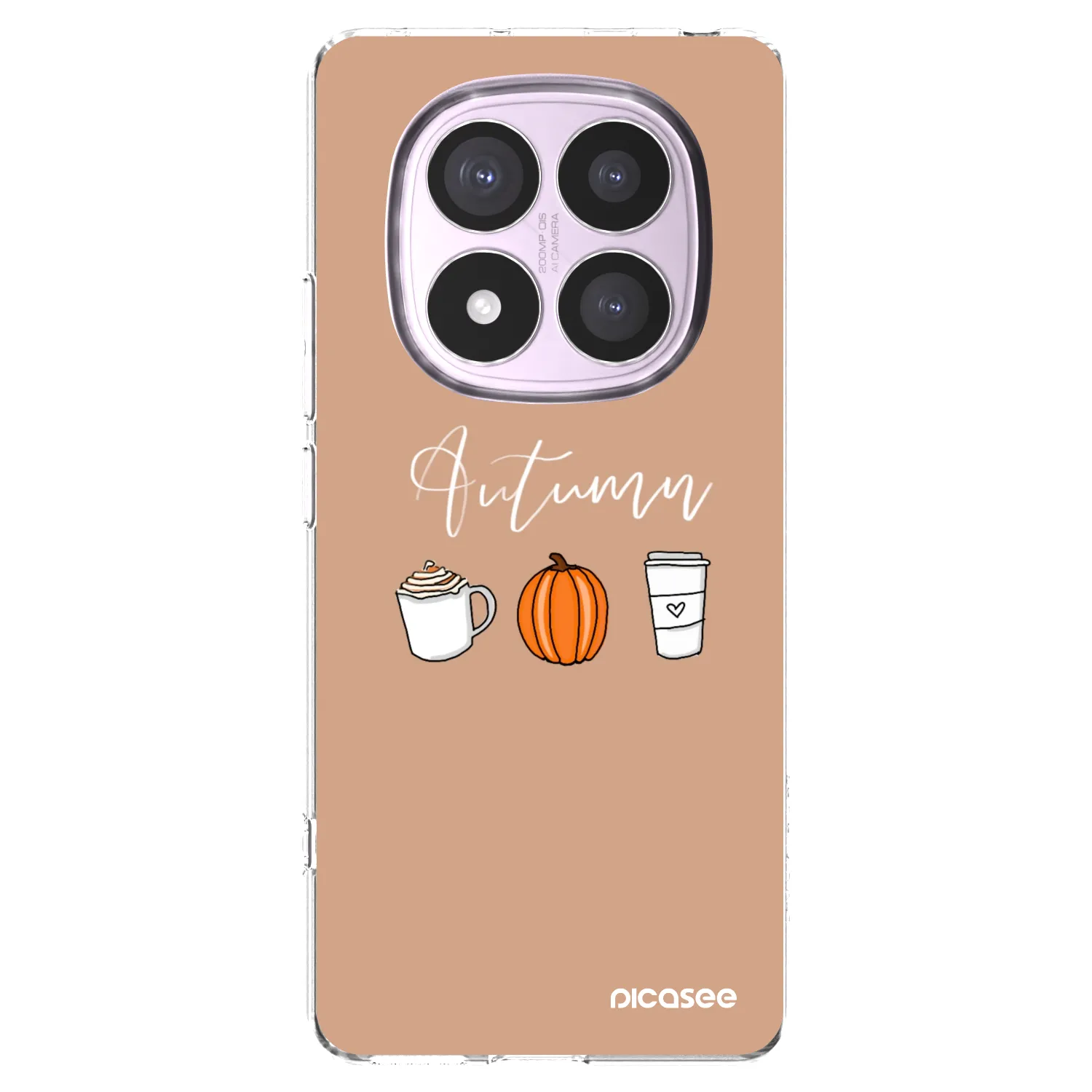 Picasee husă transparentă din silicon pentru Xiaomi Redmi Note 14 Pro 5G - Autumn