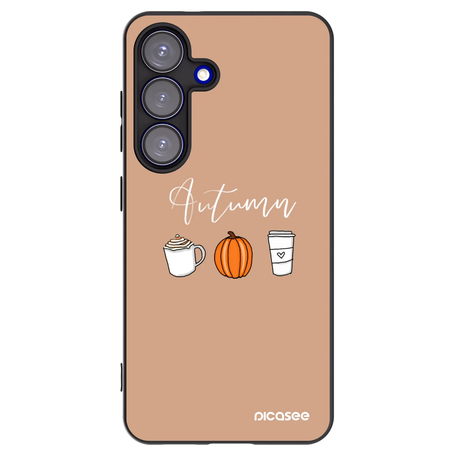 Picasee husă neagră din silicon pentru Samsung Galaxy S25 5G - Autumn