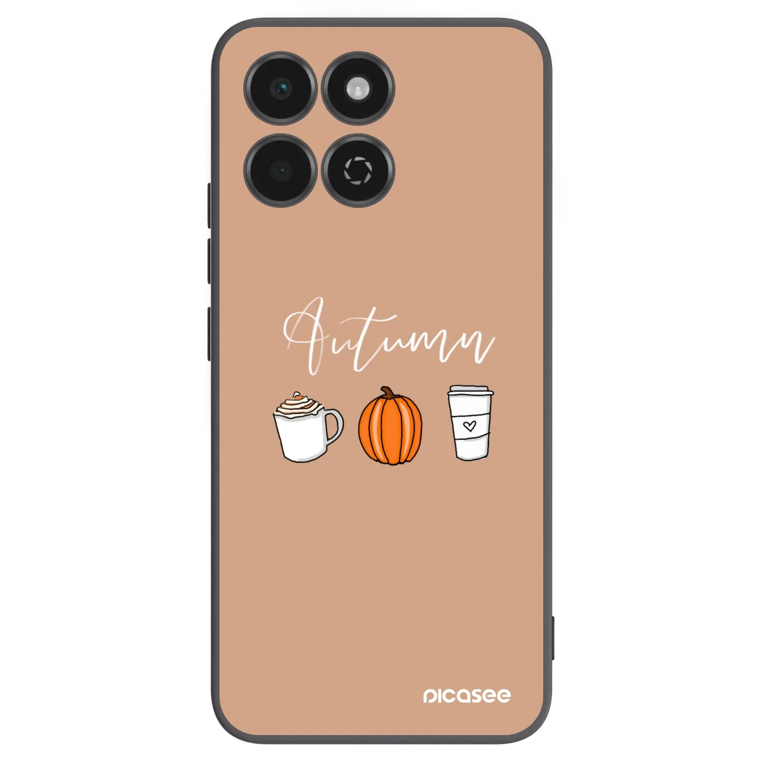 Picasee husă neagră din silicon pentru Honor 200 Smart 5G - Autumn