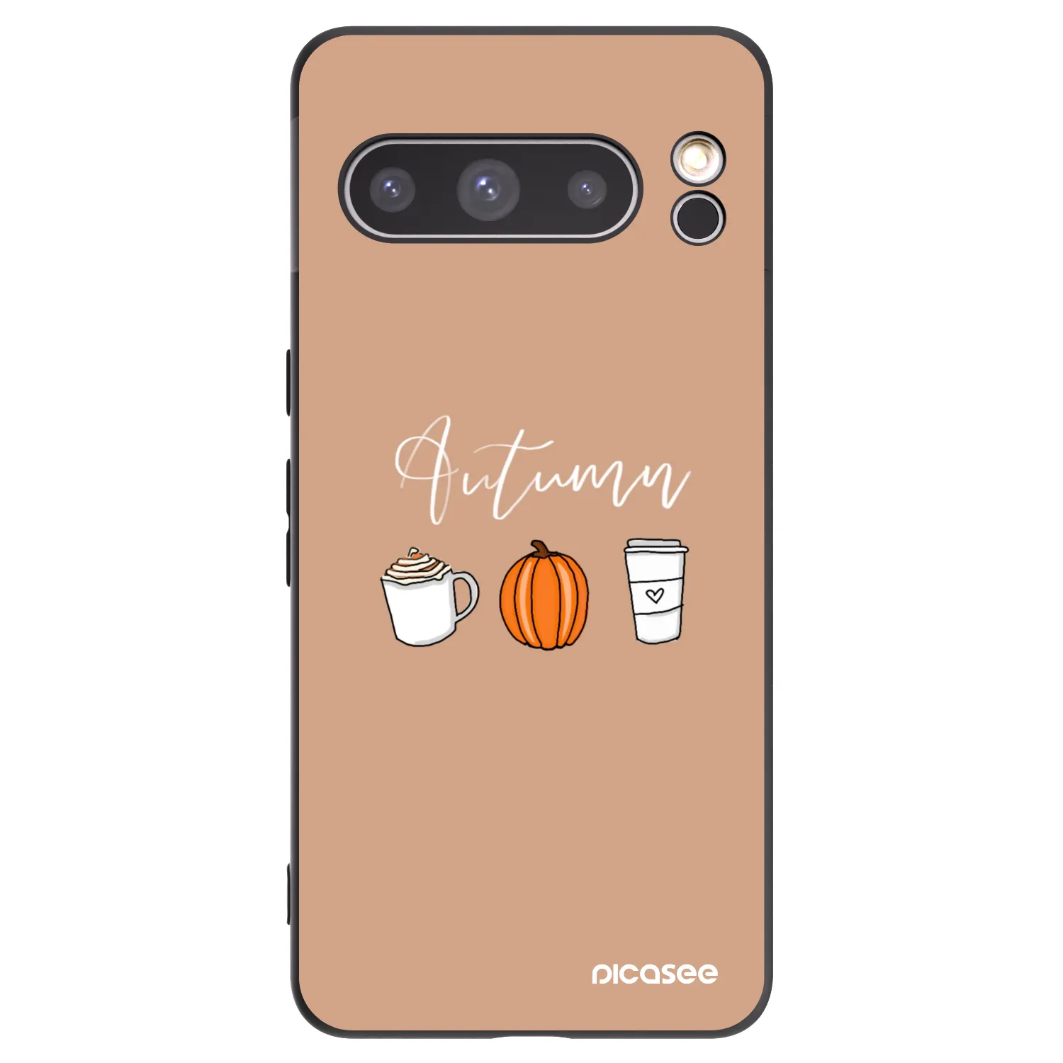 Picasee husă neagră din silicon pentru Google Pixel 8 Pro - Autumn
